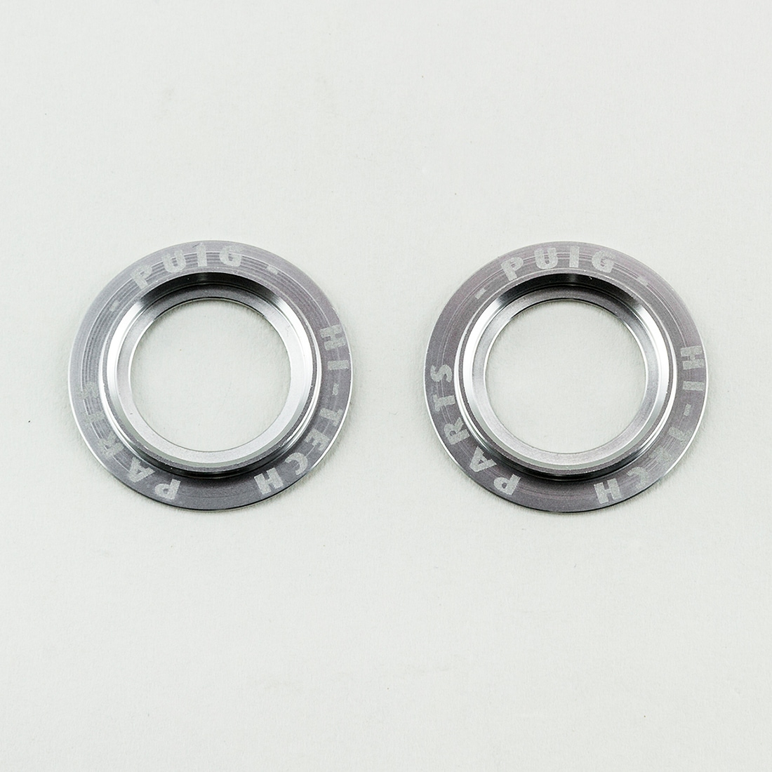 Puig Aluminium rings for crash pad axle 20025P silver