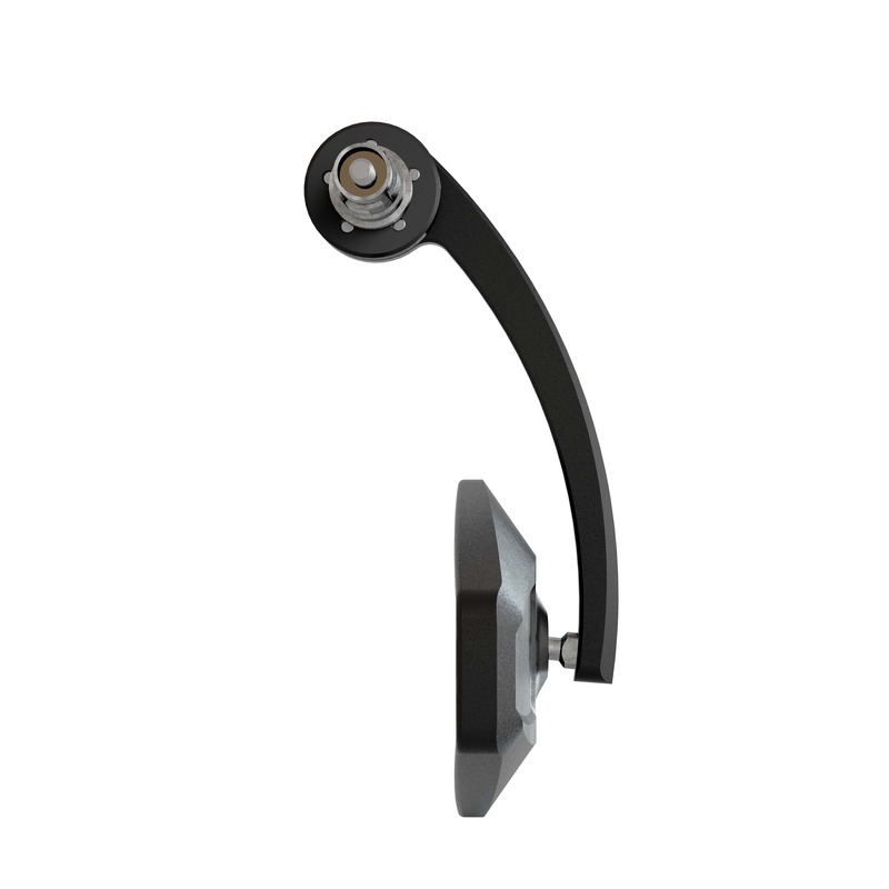 HIGHSIDER smart-Lenkerendenspiegel für 12-22mm Booster 2 EVO schwarz-0001775112000000