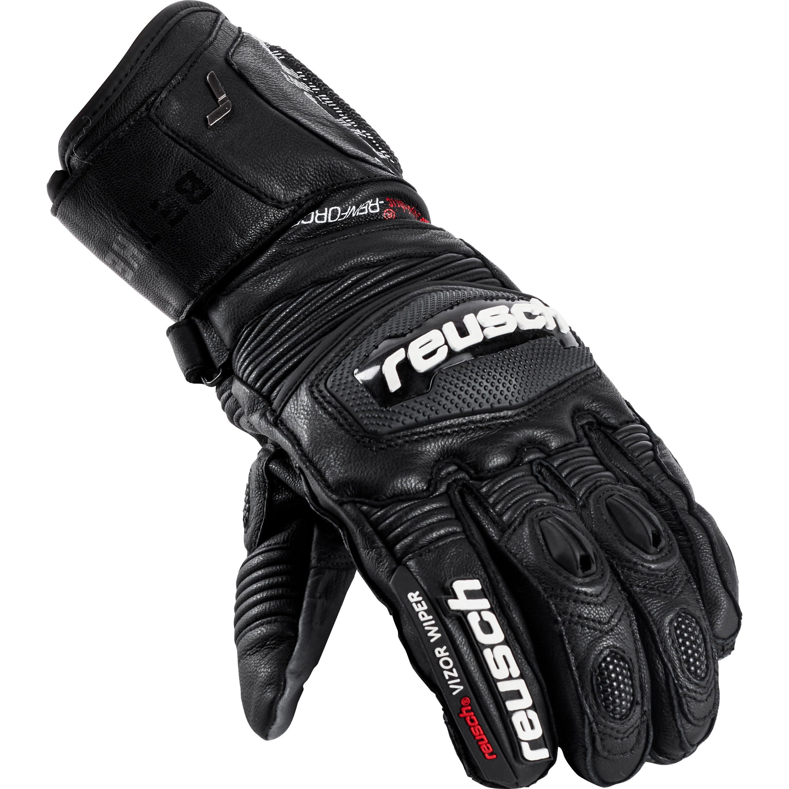 Reusch-Bella V1P Racing Damen Lederhandschuh lang schwarz 8-3115051006001934