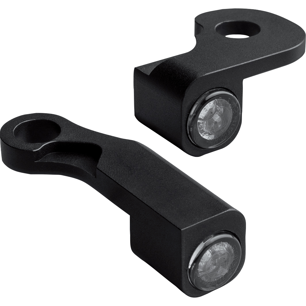 HeinzBikes LED Armaturenblinkerpaar Nano für Softail 2015-2017 schwarz - Motorradteile & Ersatzteile - Beleuchtung