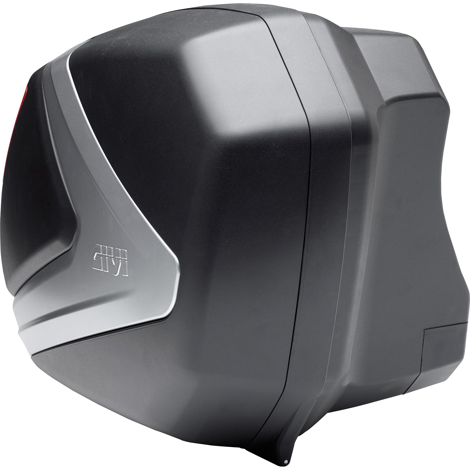 Givi-Monokey® Side Seitenkofferpaar V37N schwarz/silber/rot-5730861189002040
