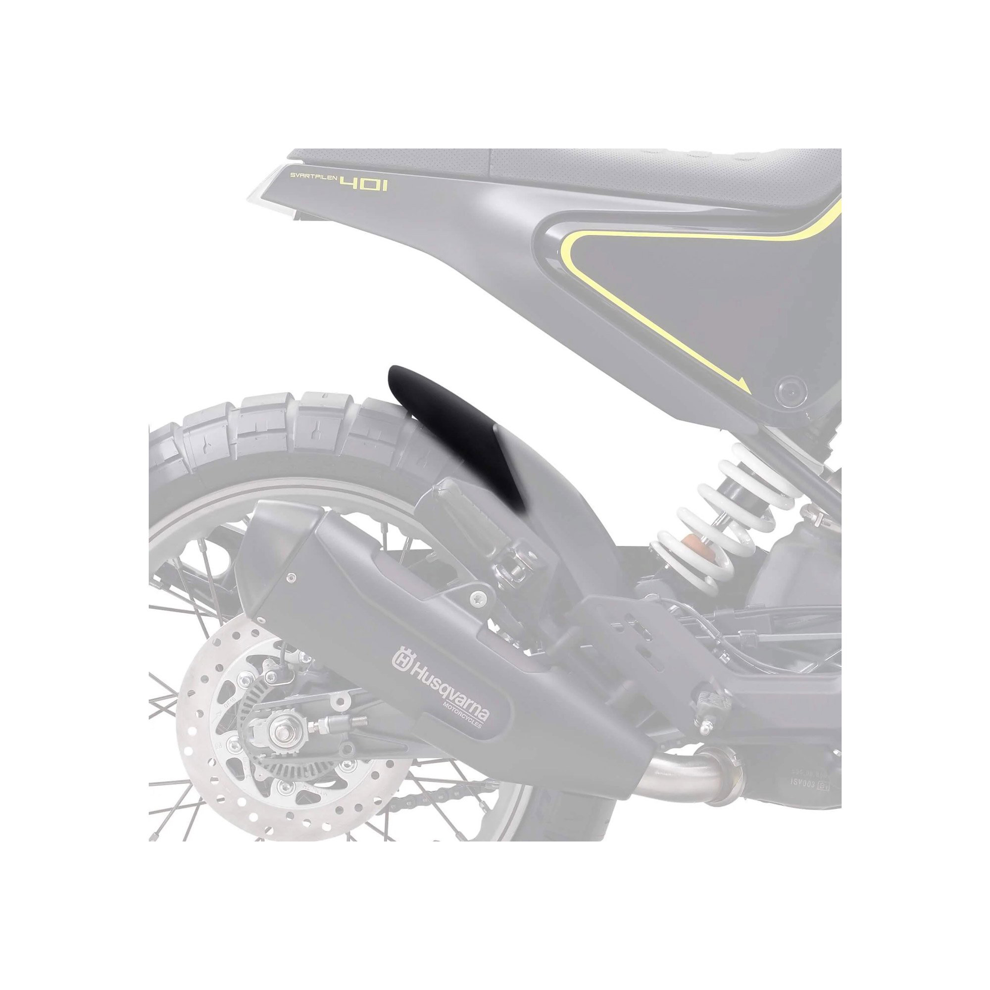 Bodystyle Hinterradabdeckungsverlängerung für Svart-/Vitpilen 125/401 - Motorradteile & Ersatzteile - Verkleidungen & Abdeckungen