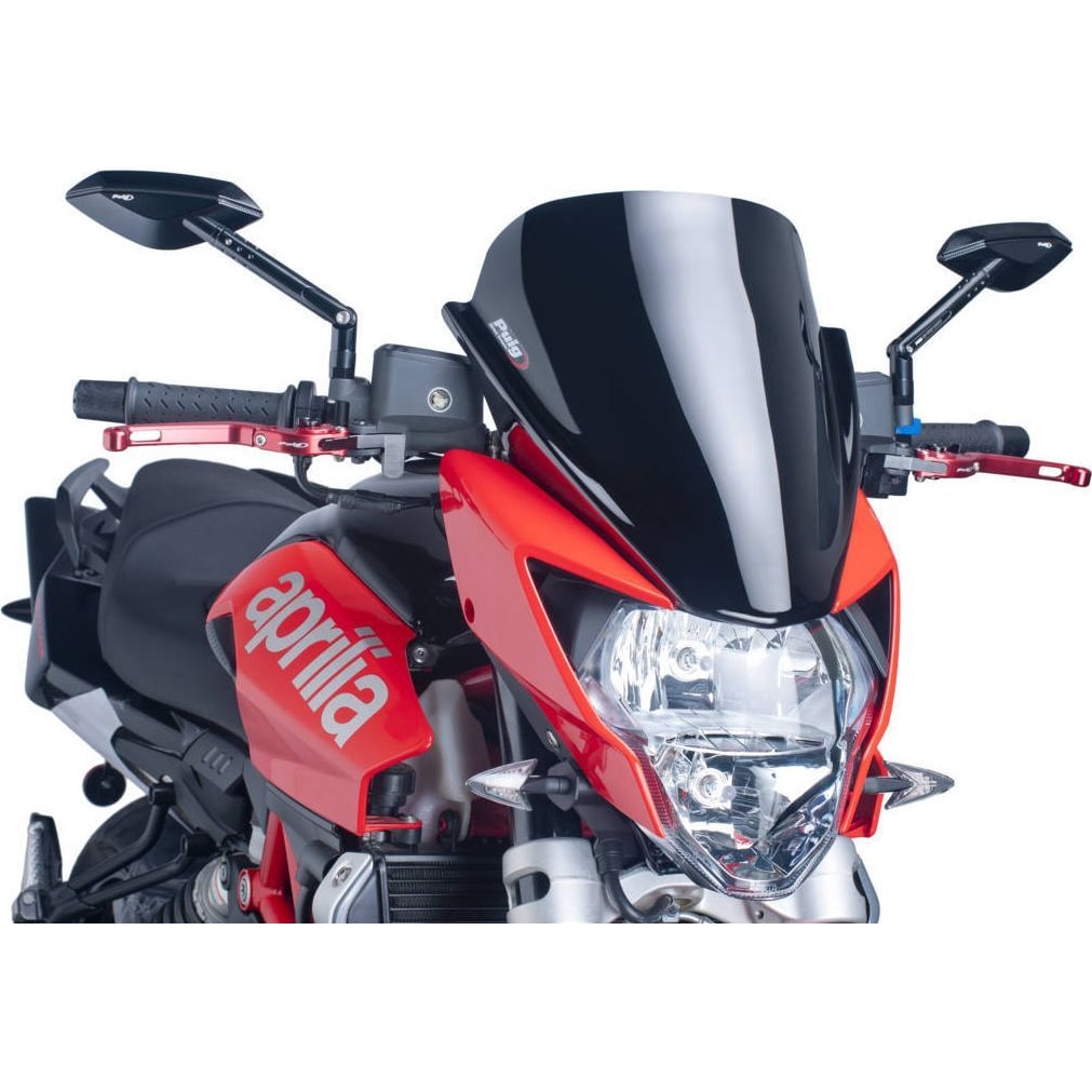 Puig Z-Racingscheibe schwarz für Aprilia SL 750 Shiver 2010-2016 - Motorradteile & Ersatzteile - Verkleidungen & Abdeckungen