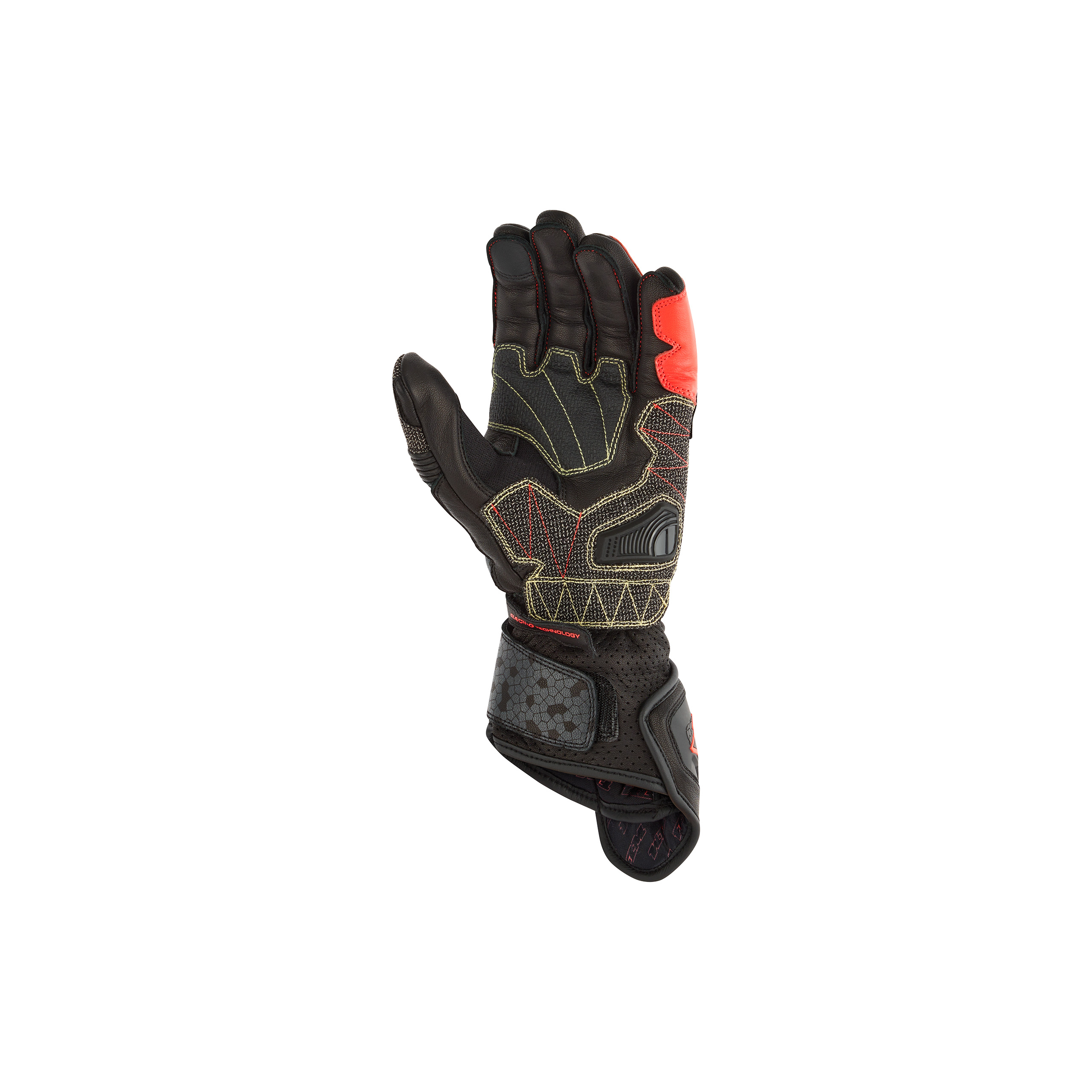 FLM-Assen Motorradhandschuh lang rot 11-0000988006002812