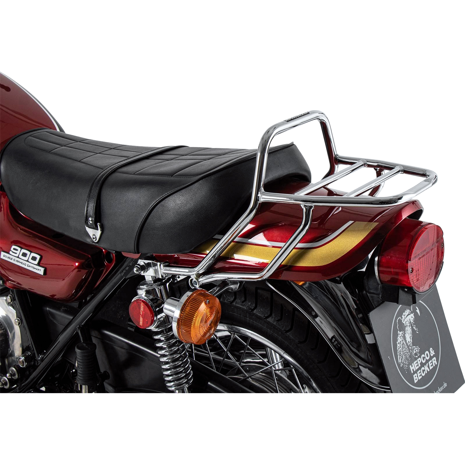 Hepco & Becker Rohrgepäckbrücke TC chrom für Kawasaki Z 900/1000 1973-1978 - Motorradzubehör - Motorradgepäck