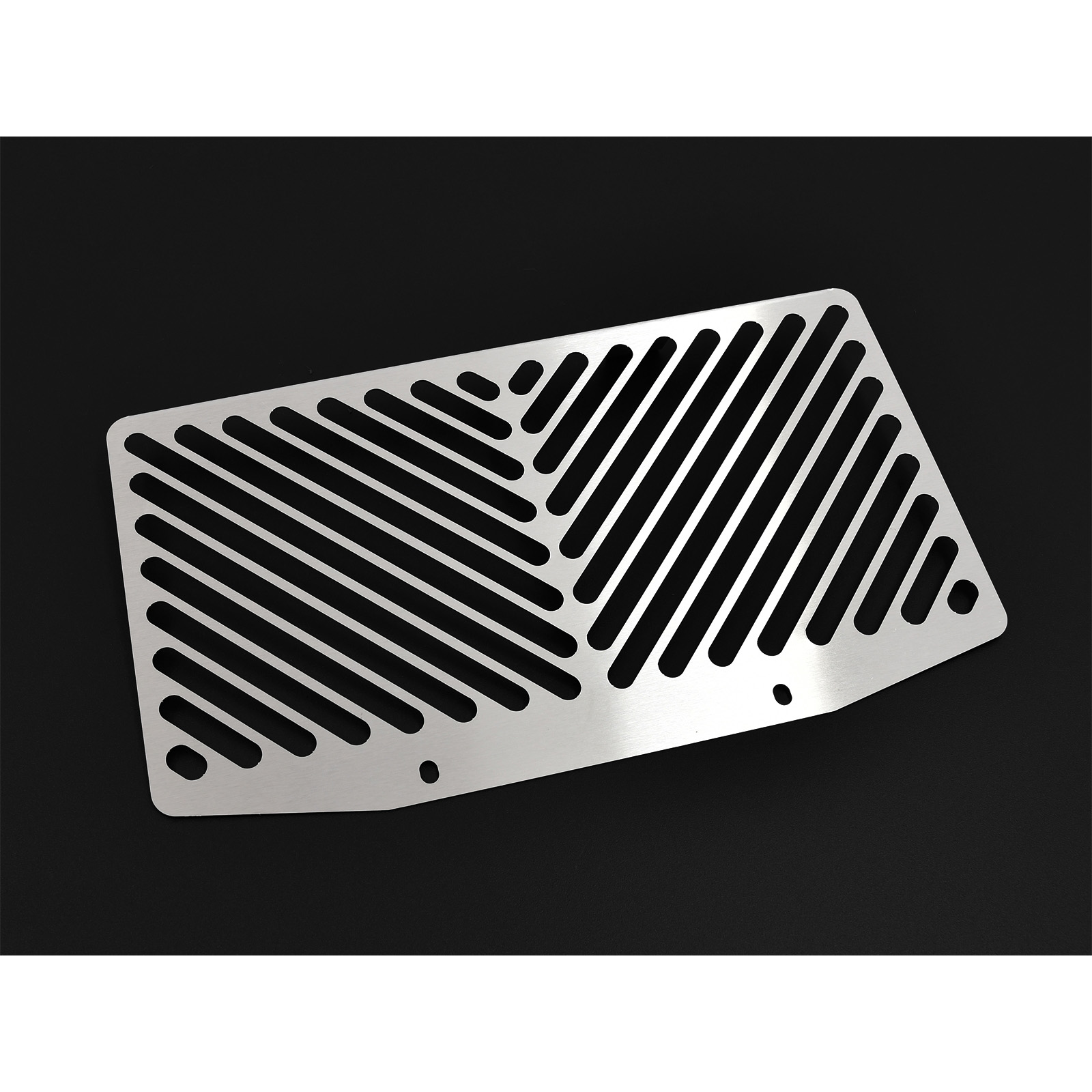 Zieger Kühlerabdeckung Clean silber für Kawasaki ER-6 n/f 2009-2011 - Motorradteile & Ersatzteile - Verkleidungen & Abdeckungen