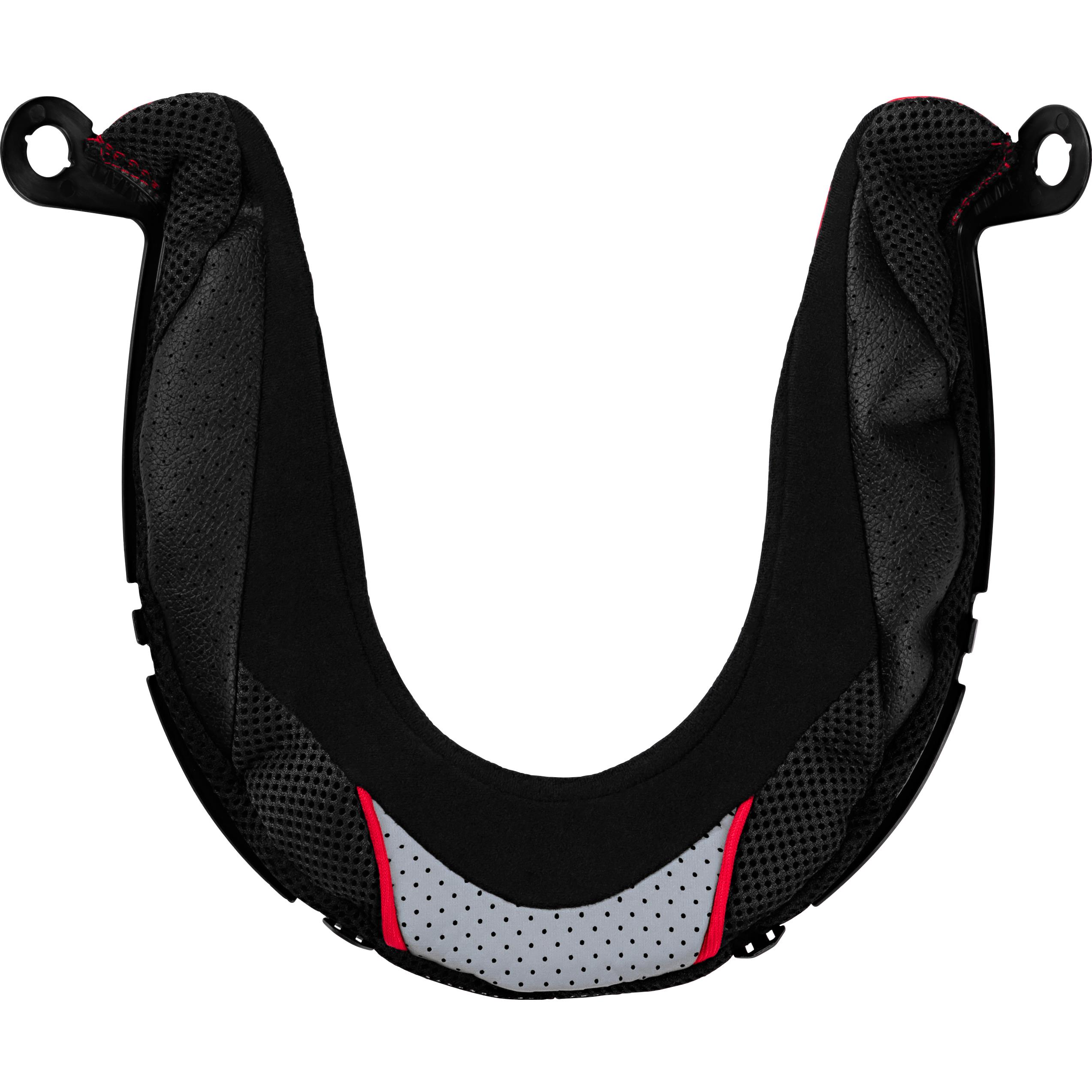 Nolan Nackenpolster N104 Absolut schwarz/rot XL-XXL-3XL - Helme & Brillen - Motorradhelme Zubehör