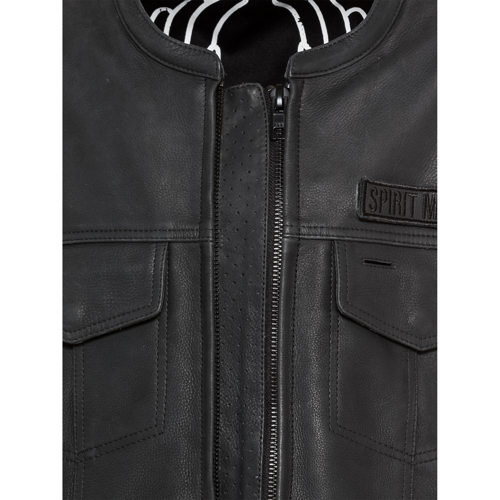Spirit Motors-Mad Jason Lederjacke schwarz 3XL-1006381999001013