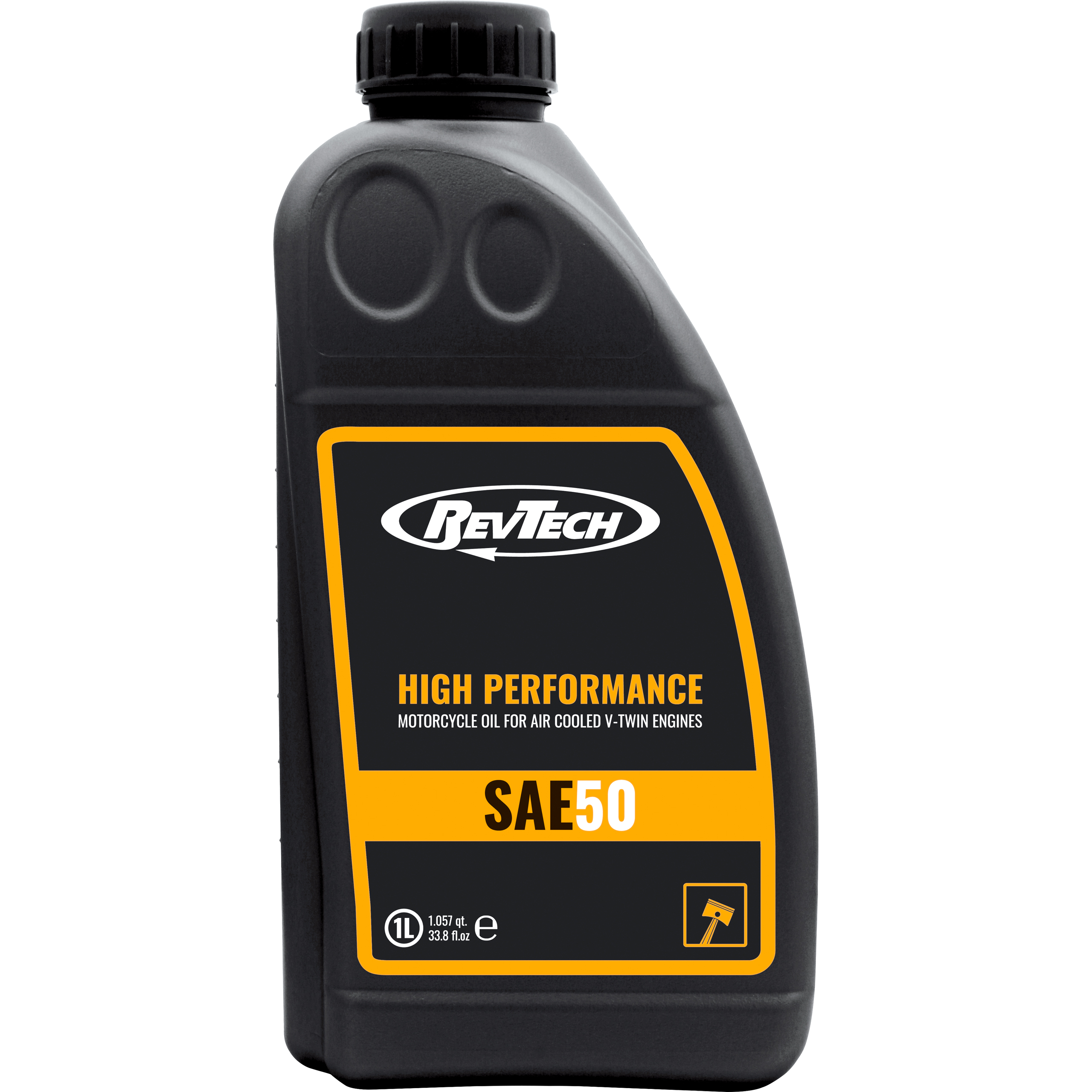 RevTech High Performance Einbereichs-Motoröl SAE 50 1000 ml - Motorradzubehör - Öle & Schmiermittel