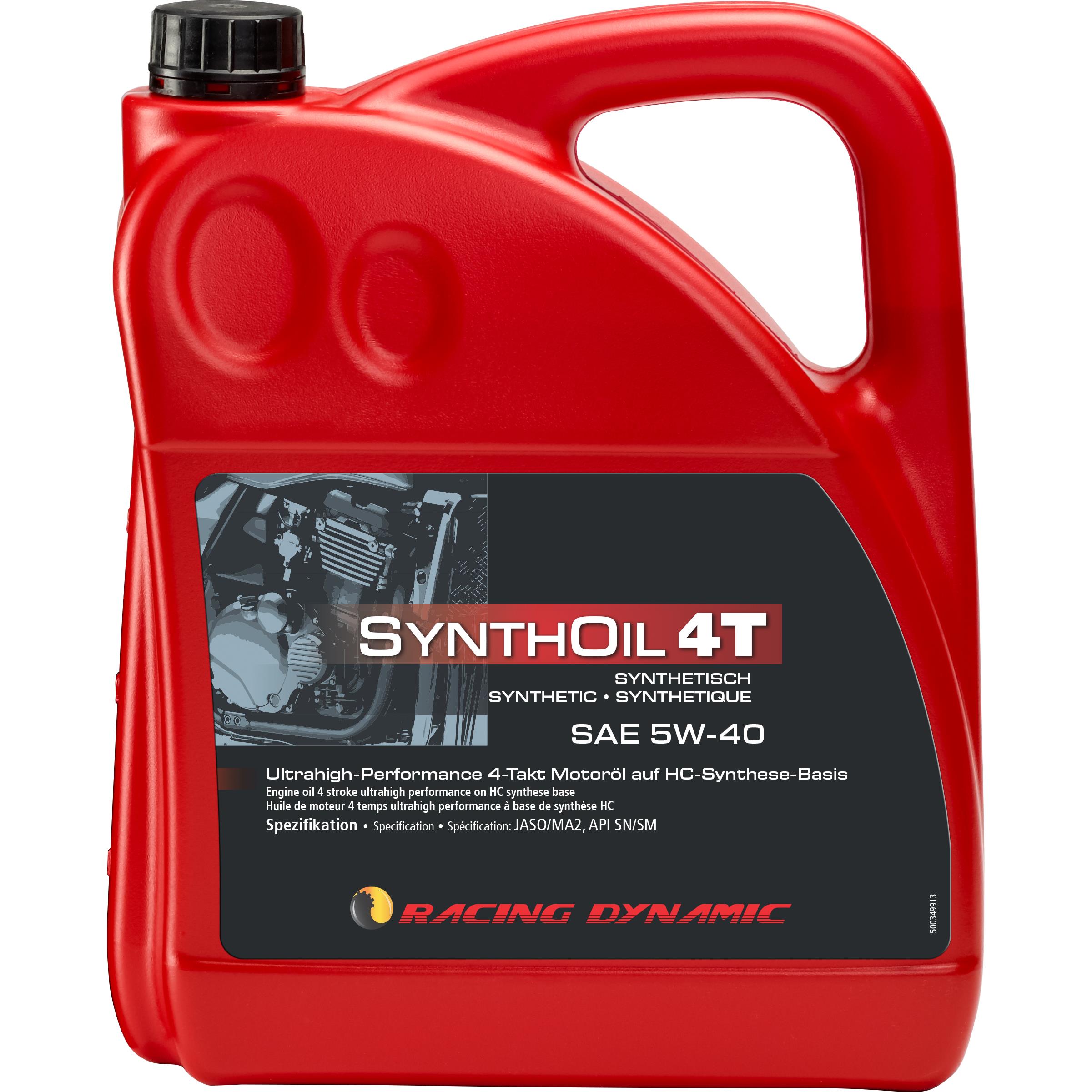 Racing Dynamic-Motoröl Synthoil SAE 5W-40 synthetisch 4000 ml-5702831246000041