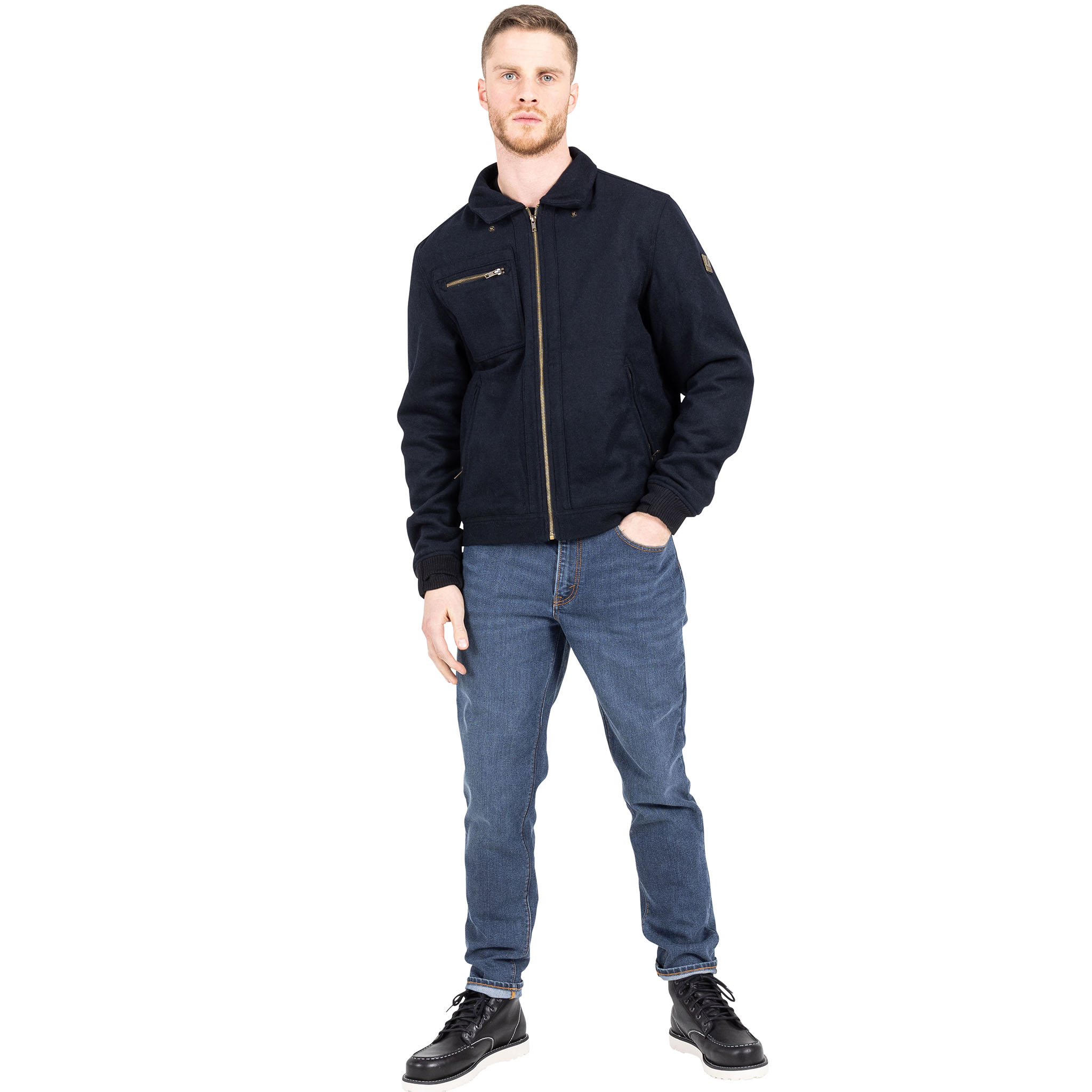 John Doe-Escape Wolljacke blau 3XL-0000458005003013