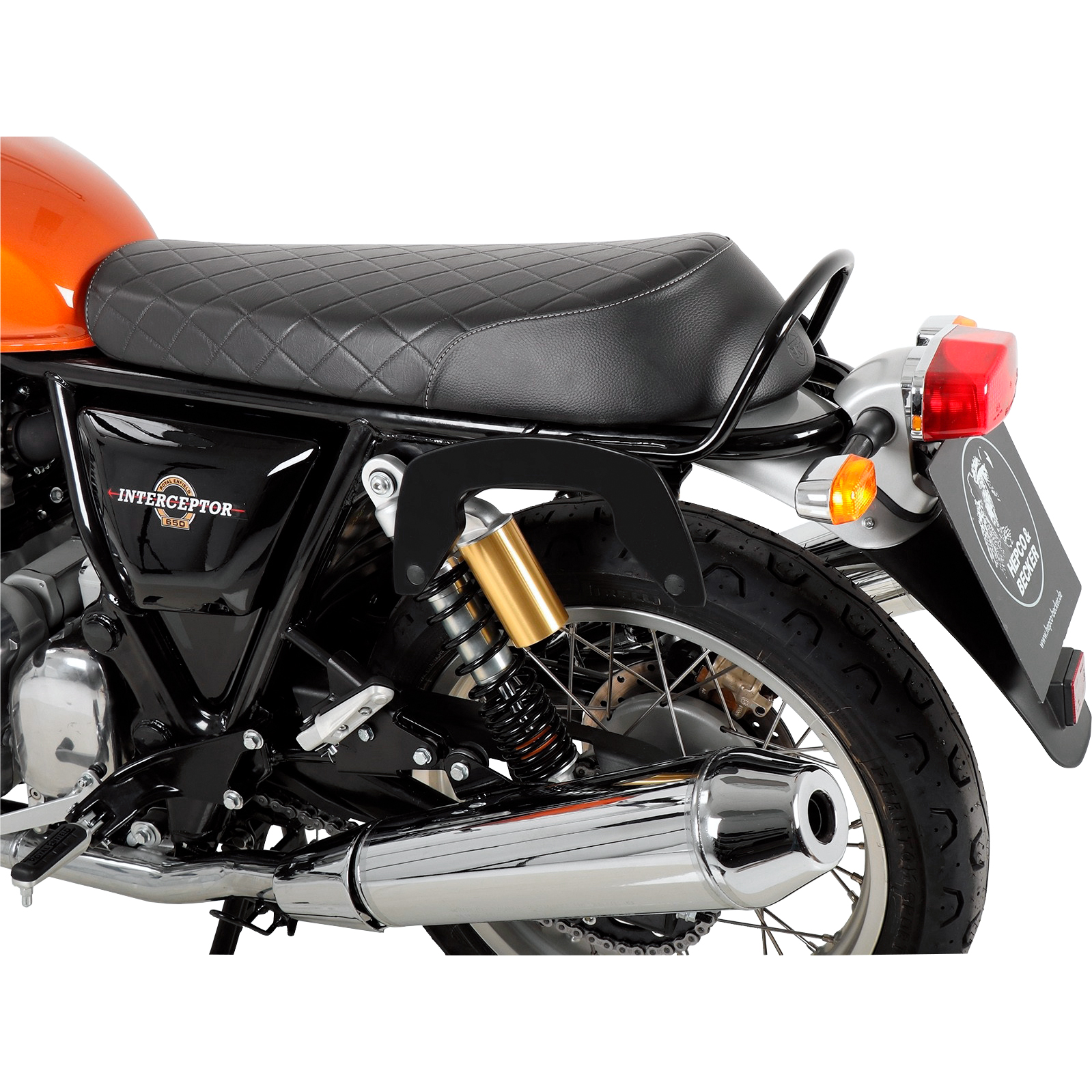 Hepco & Becker C-Bow Seitentaschenhalter schwarz für Interceptor 650 - Motorradzubehör - Motorradgepäck