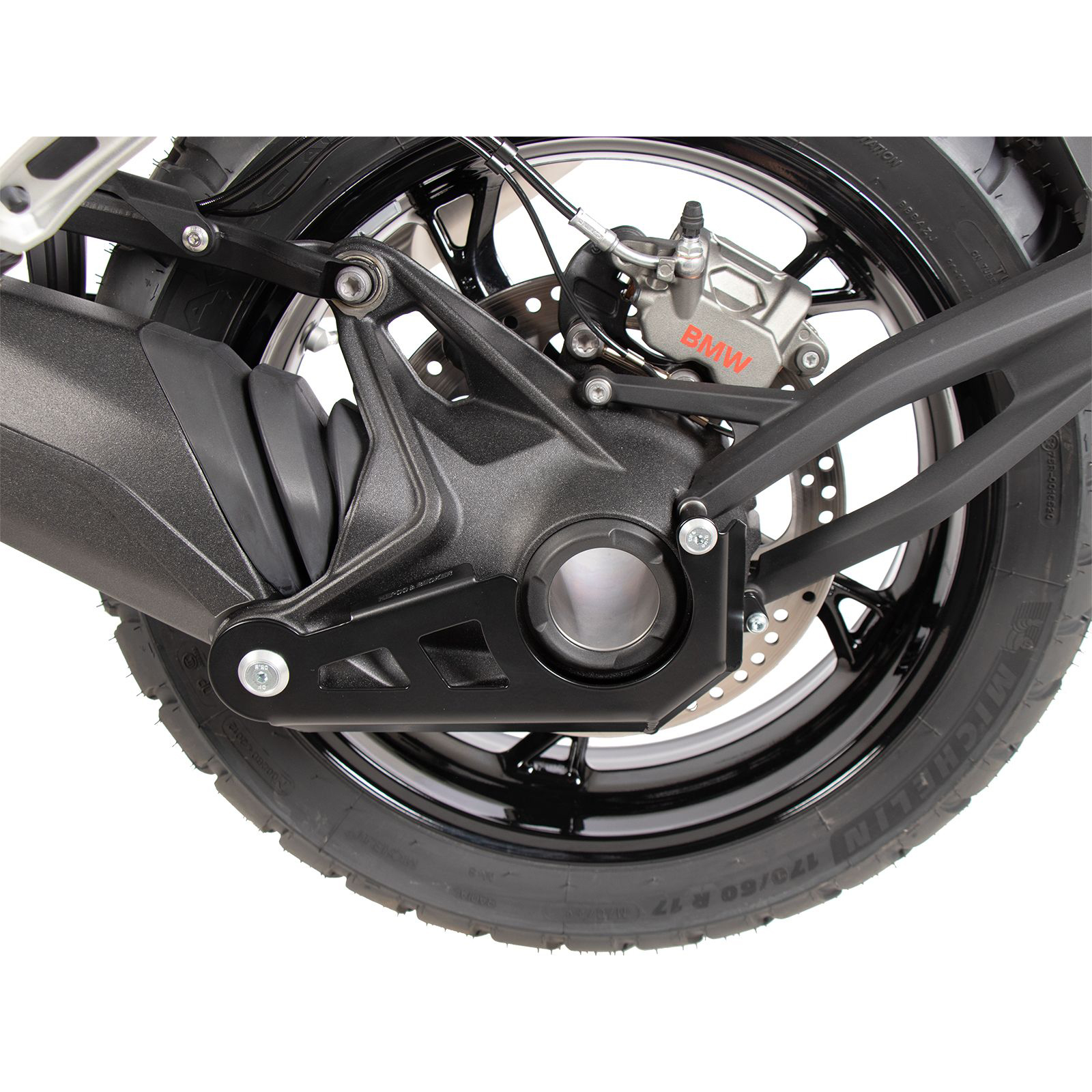 Hepco & Becker Kardanschutzplatte Alu schwarz für BMW R 1300 GS - Motorradteile & Ersatzteile - Anbauteile