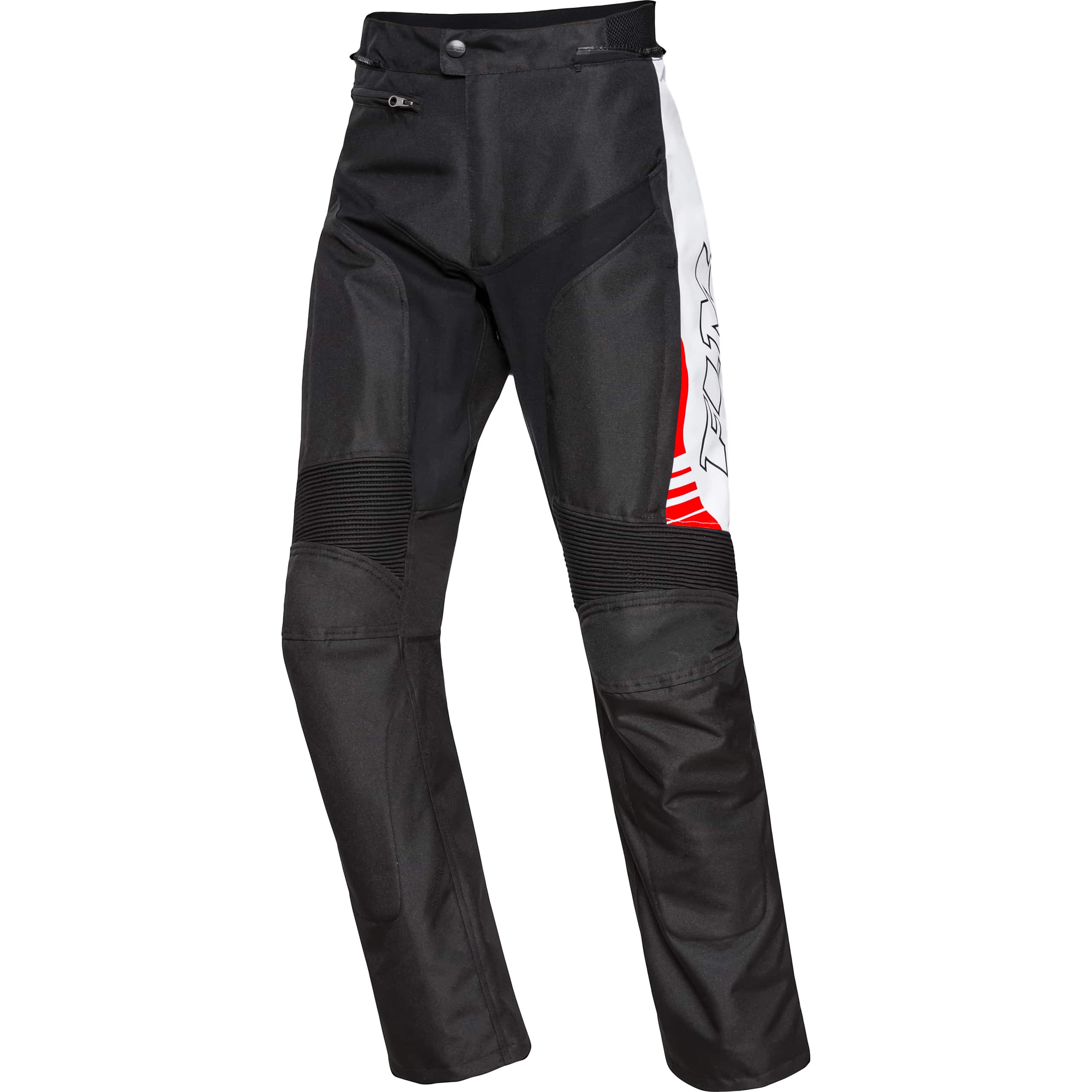 FLM Traction Damen Textilhose schwarz/weiß XS - Motorradbekleidung - Motorradhosen
