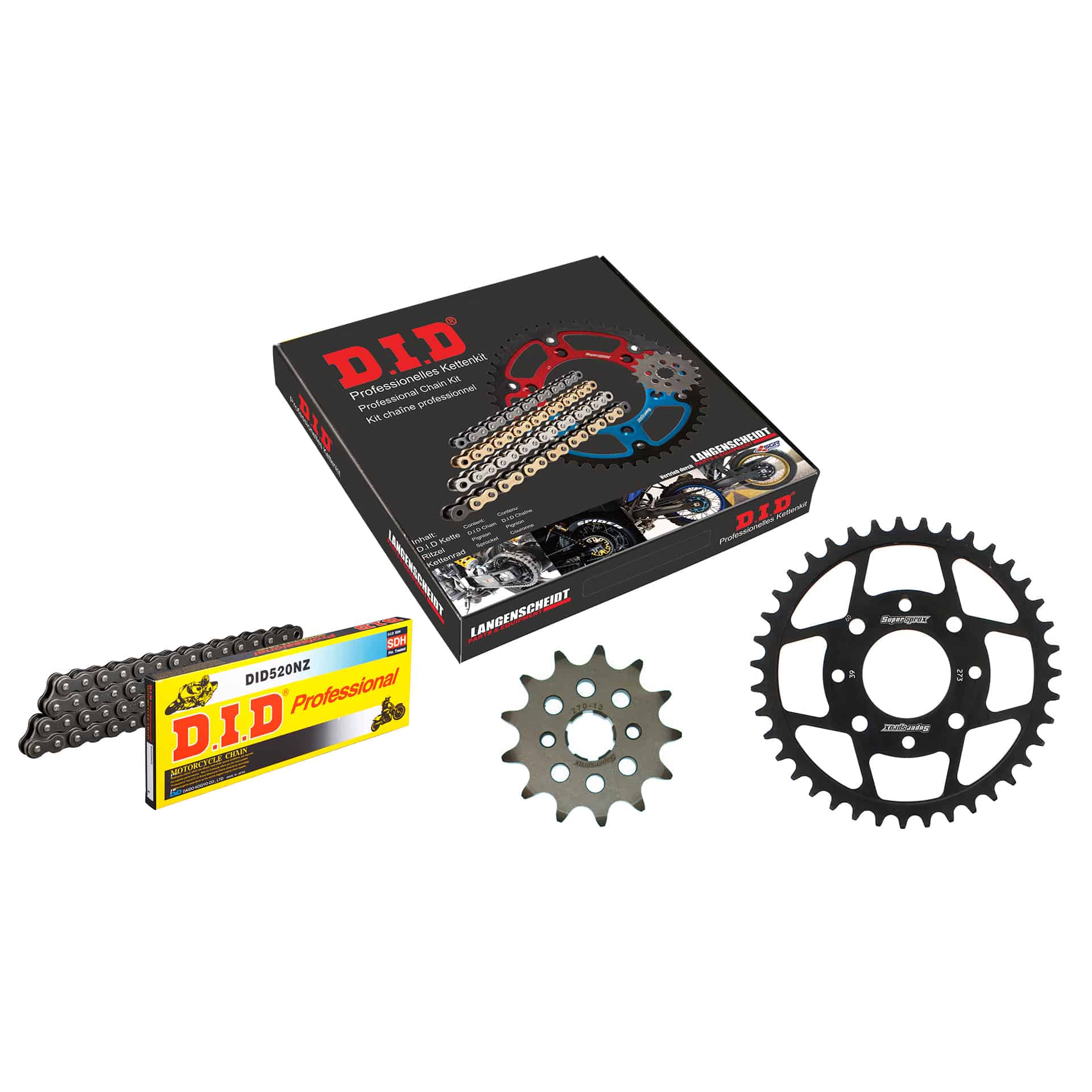 D.I.D. Kettenkit 520NZ Clip 13/39/112 für CA 125 Rebel 1995-2000