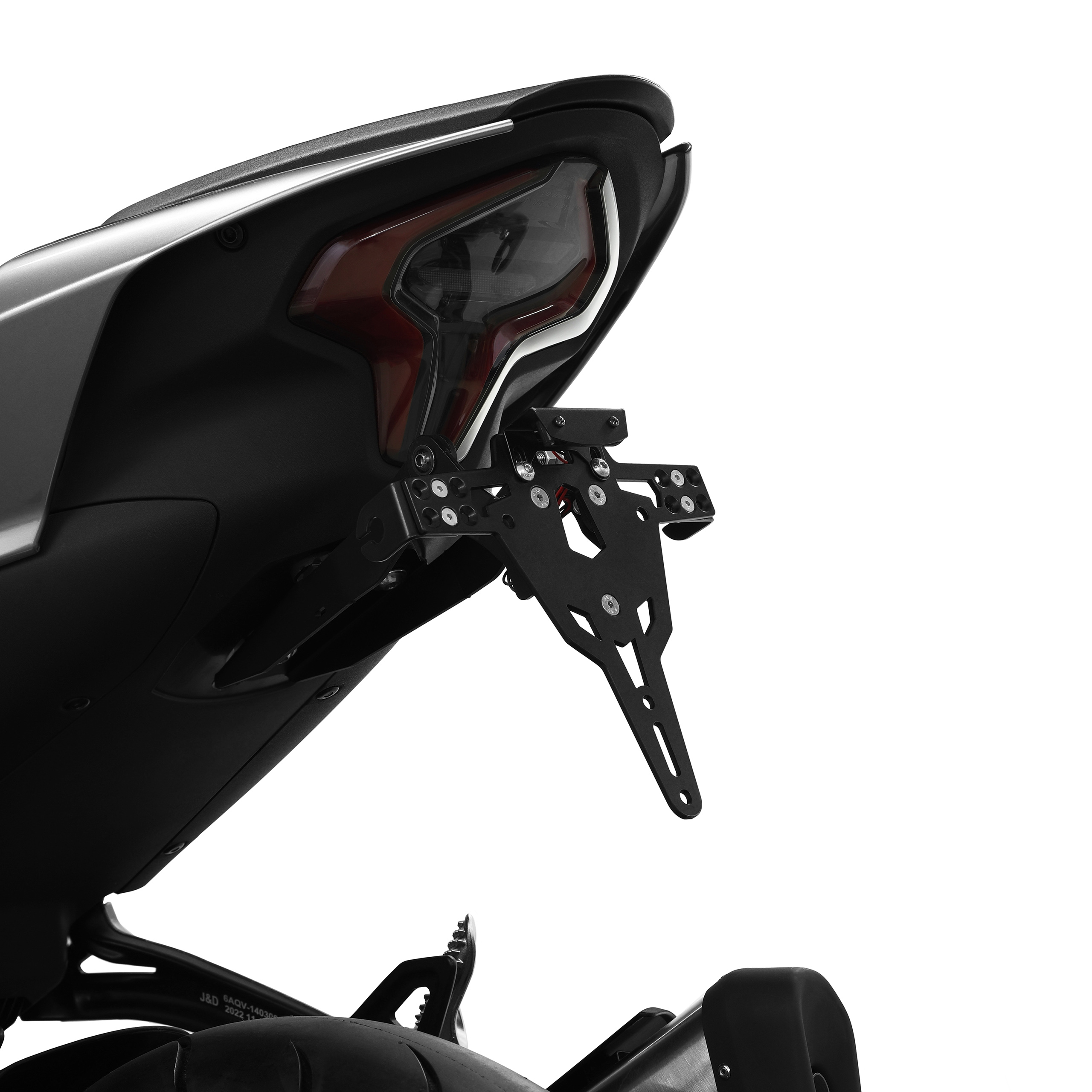 Zieger Kennzeichenhalter Pro für CF Moto 450 SR /S - Motorradteile & Ersatzteile - Anbauteile