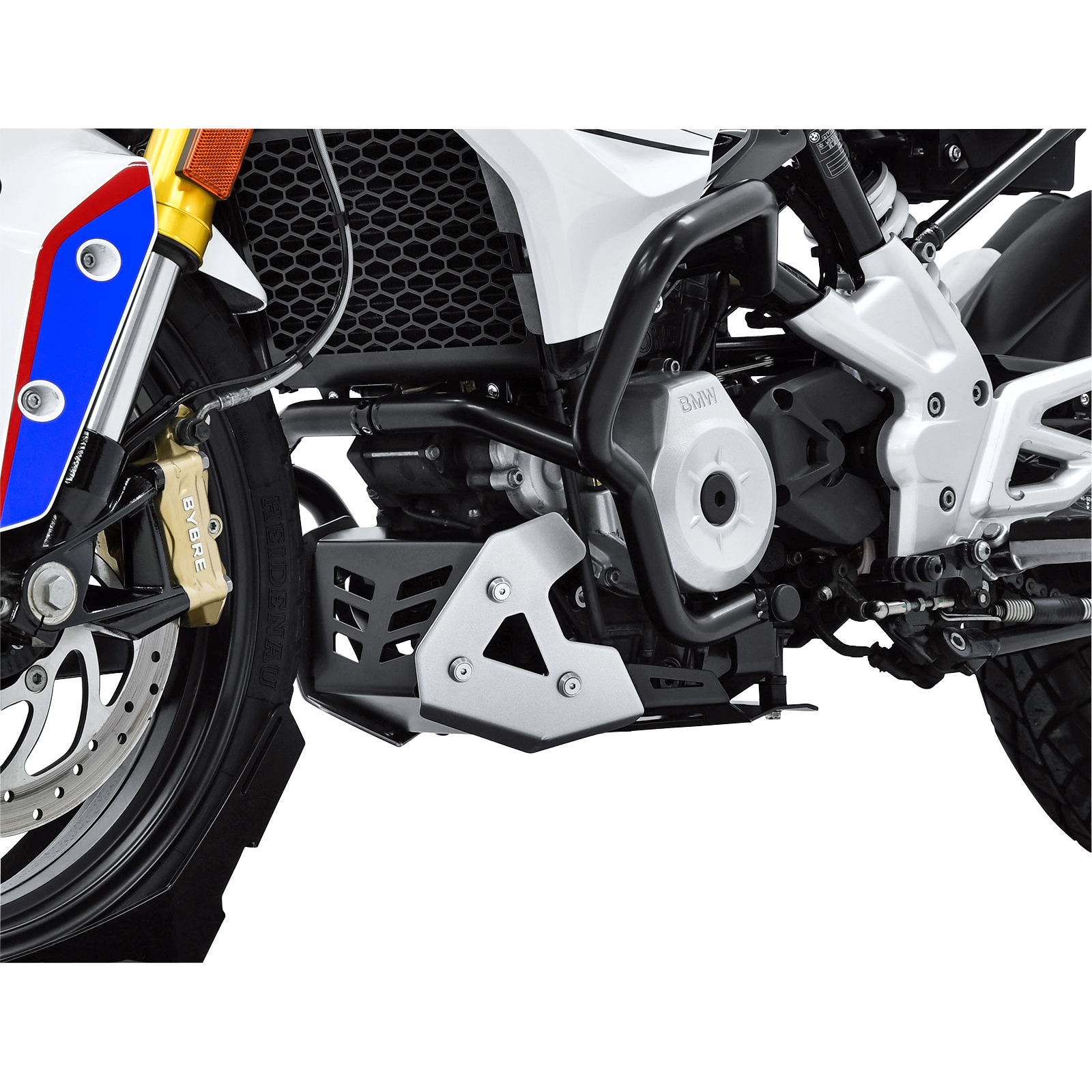 Zieger Motorschutz Alu silber/schwarz für BMW G 310 R - Motorradteile & Ersatzteile - Verkleidungen & Abdeckungen