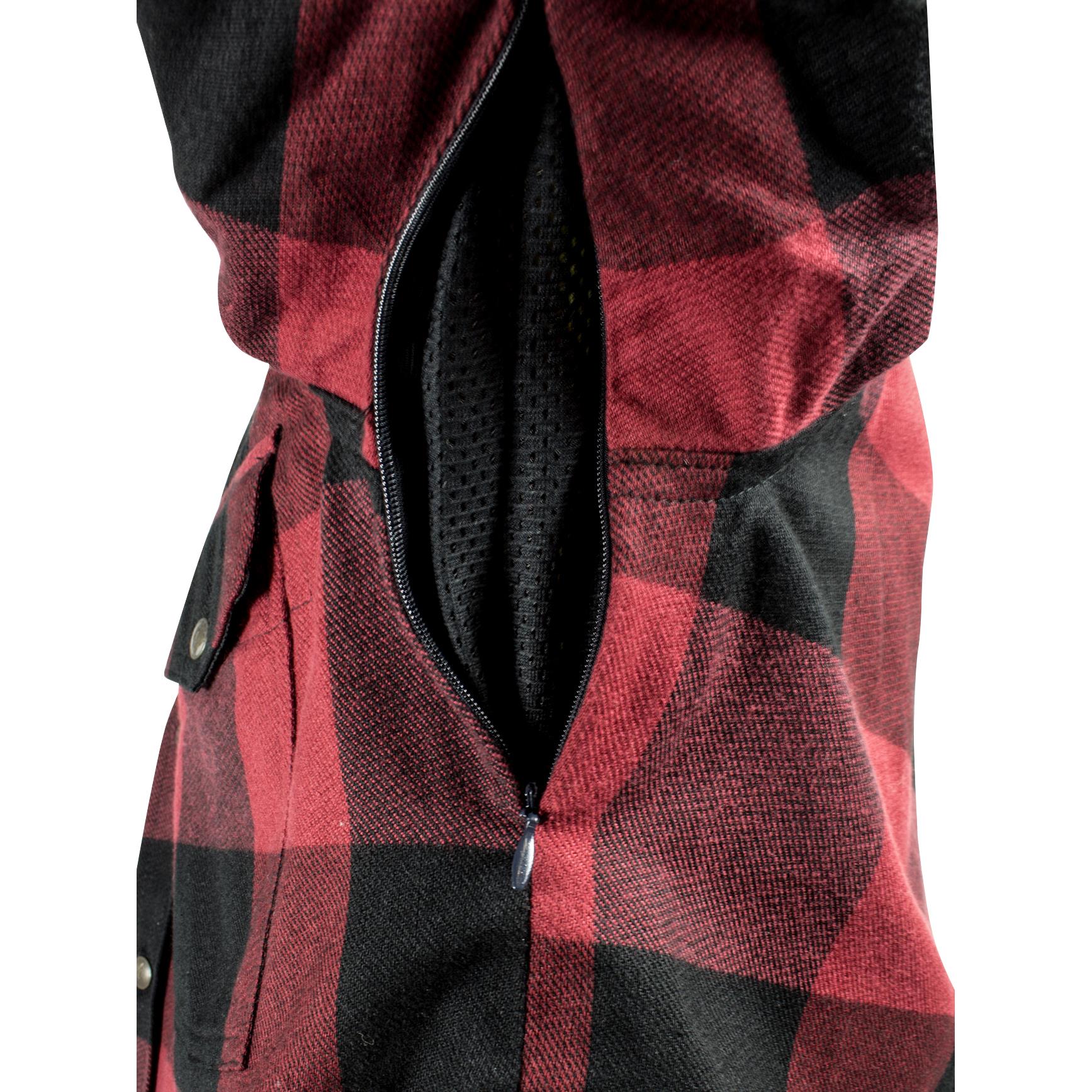 John Doe-Lumberjack Motoshirt Jacke rot S-2011921999002008