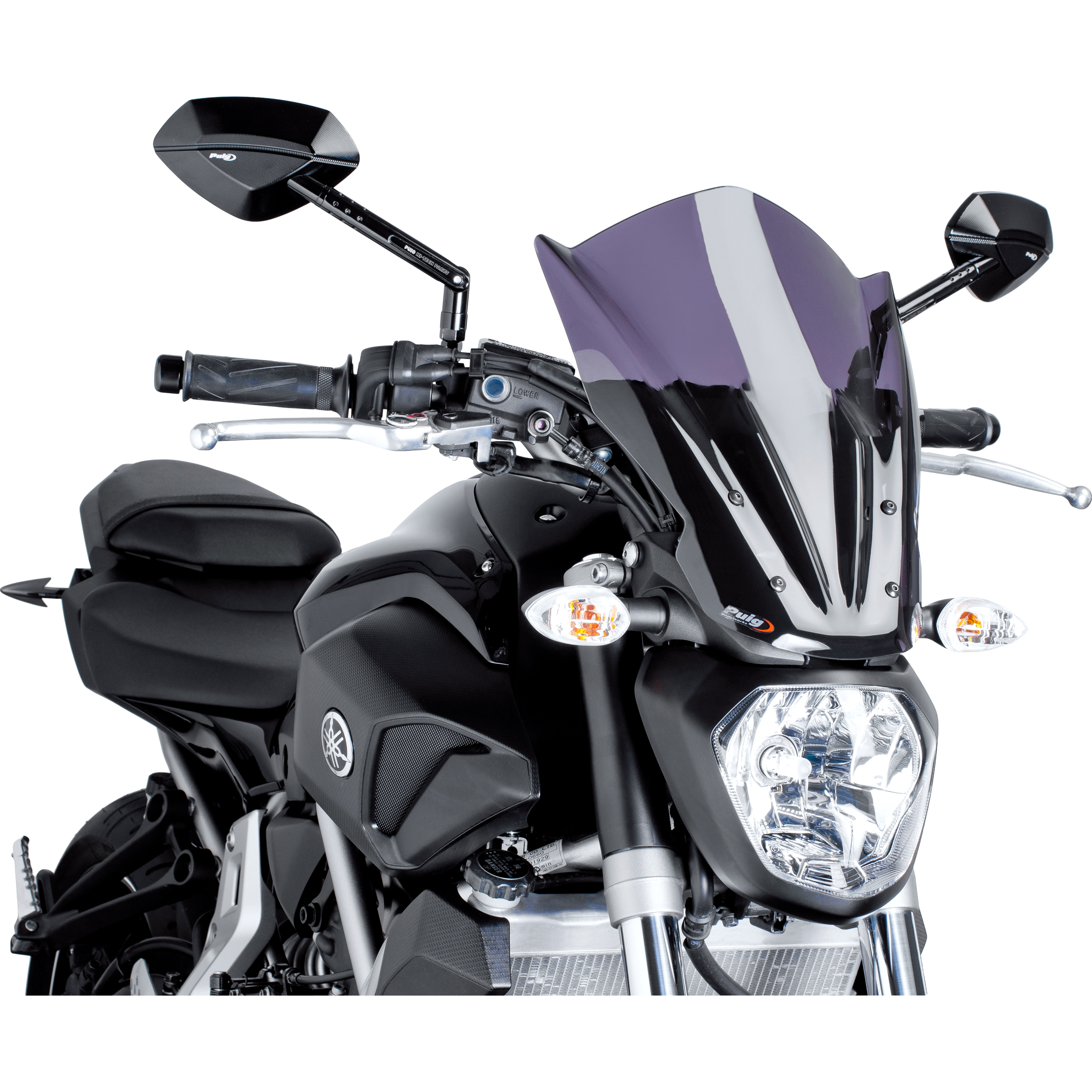 Puig Windschutzscheibe NG Touring stark getönt für MT-07 14-17 - Motorradteile & Ersatzteile - Anbauteile