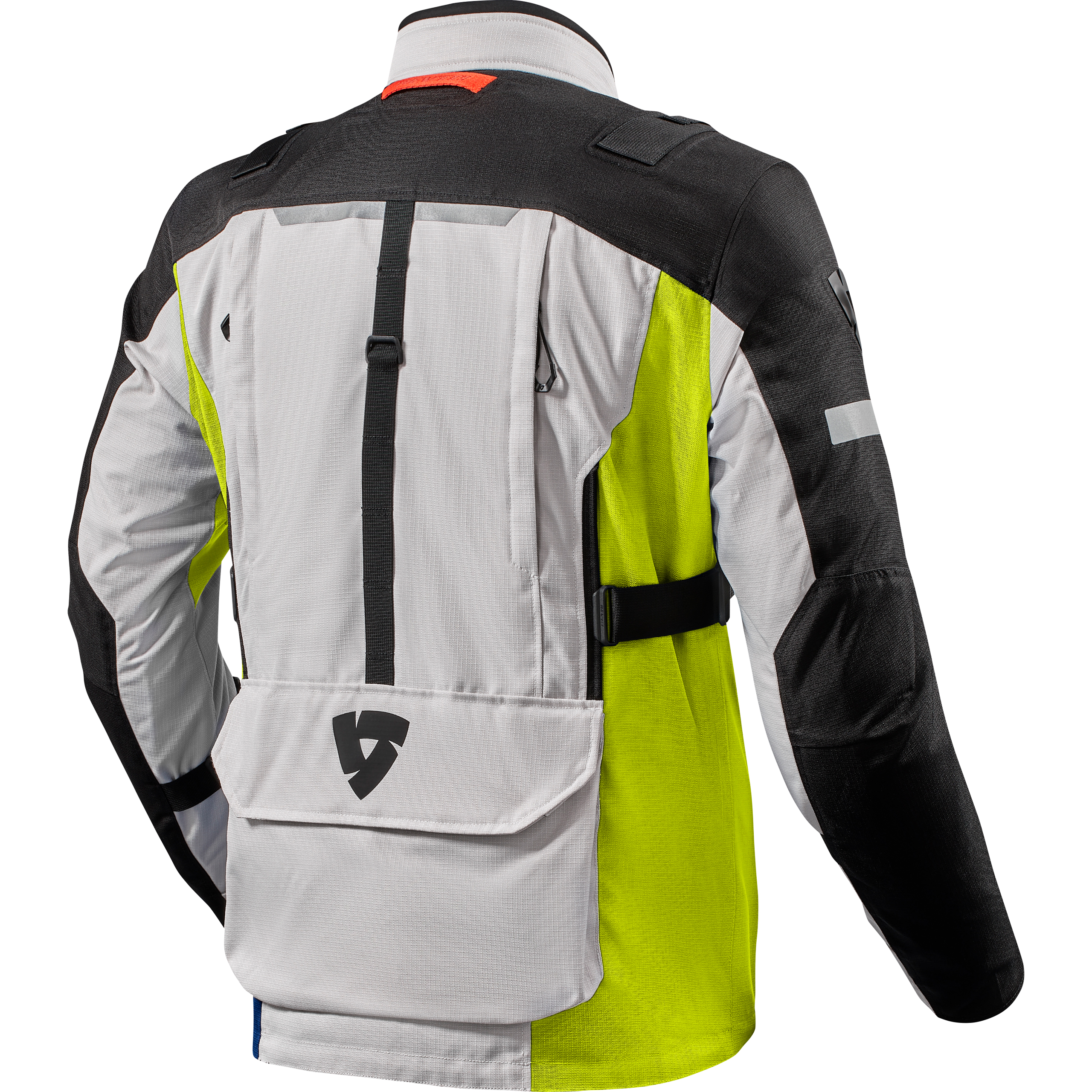 REV'IT!-Sand 4 H2O Textiljacke silber/neon-gelb L-2016101999009010