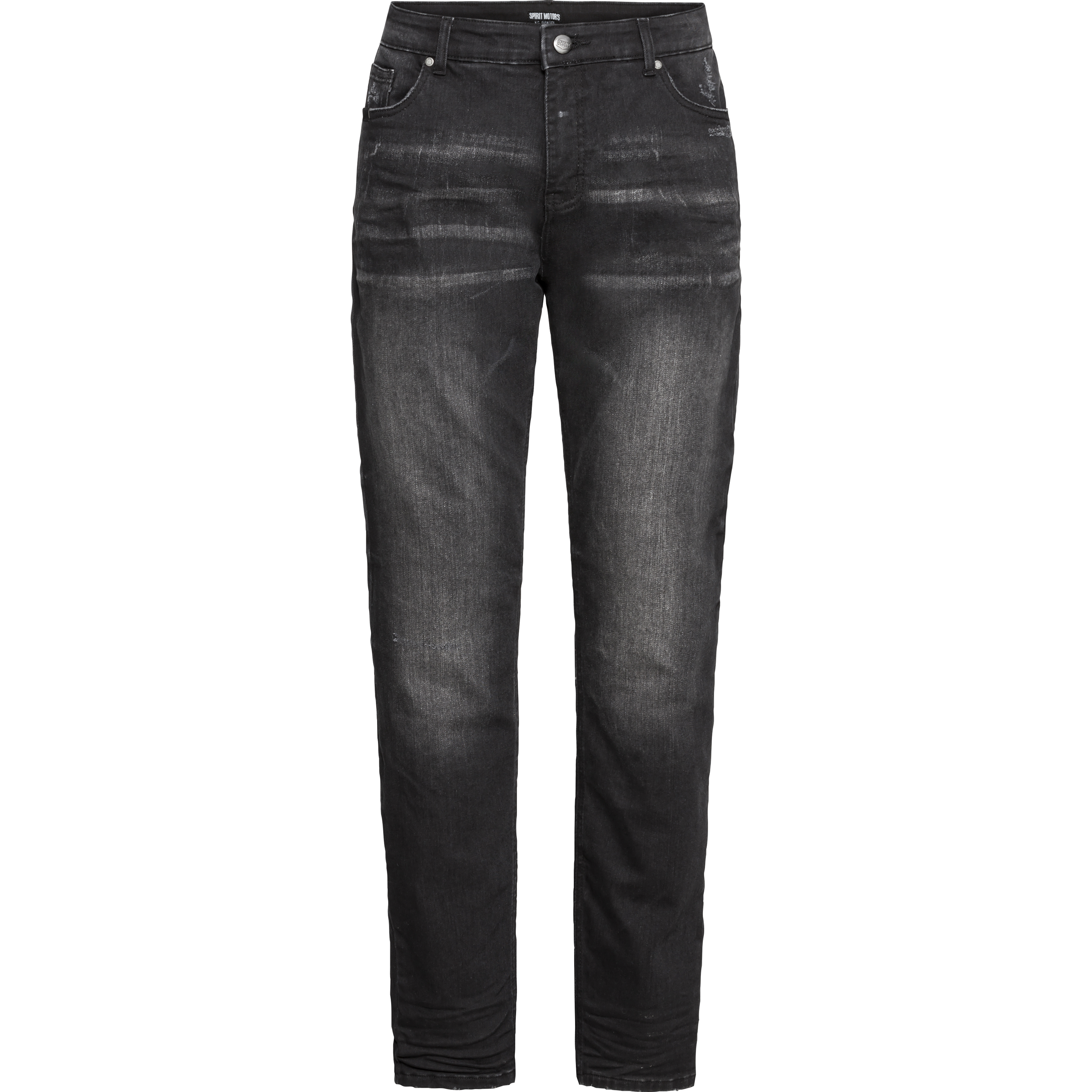Spirit Motors Slim Mid Jayce Jeans schwarz 36/34 - Motorradbekleidung - Motorradbekleidung Herren