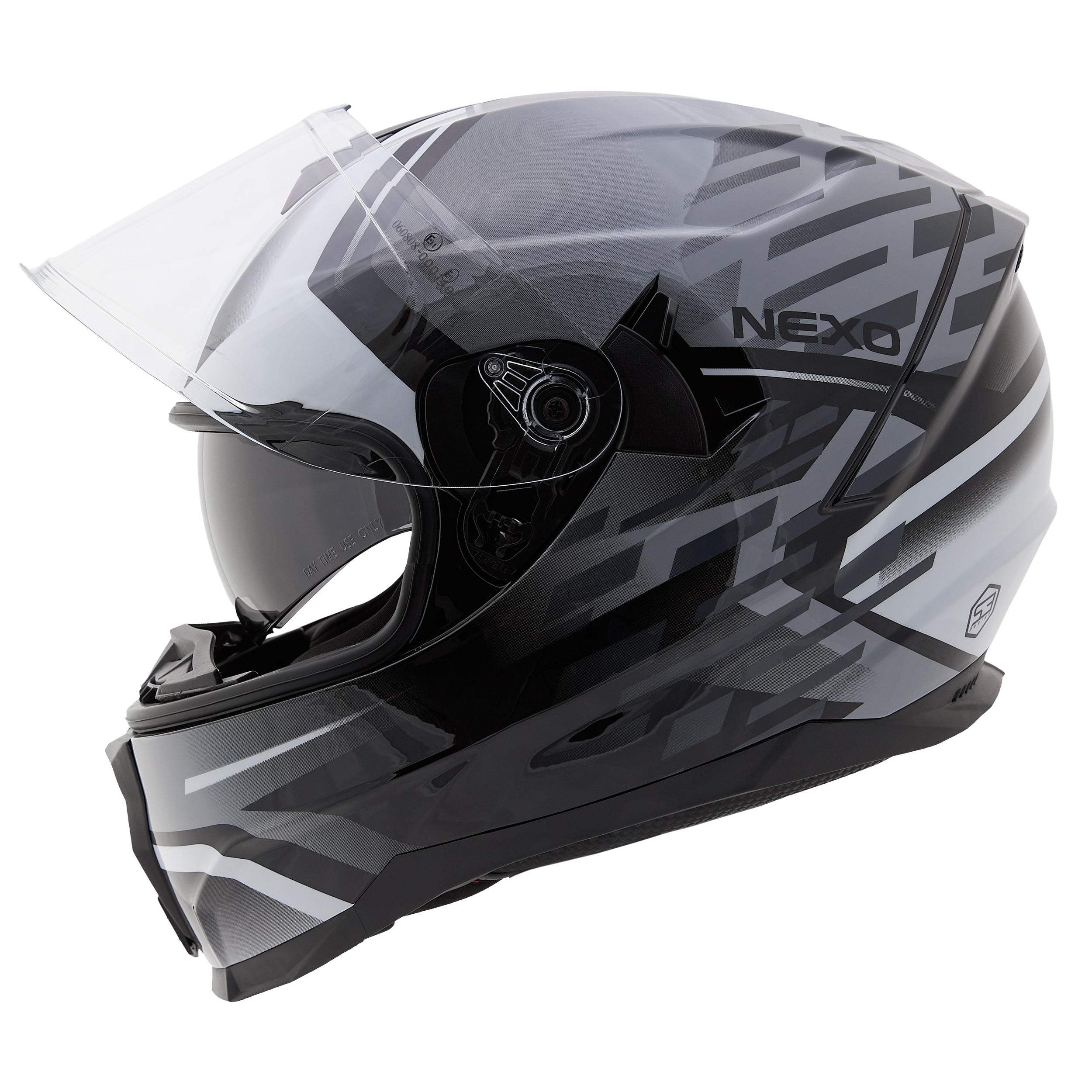 Nexo-Integralhelm Comfort II Silber Dekor #26 S-4604121999043008