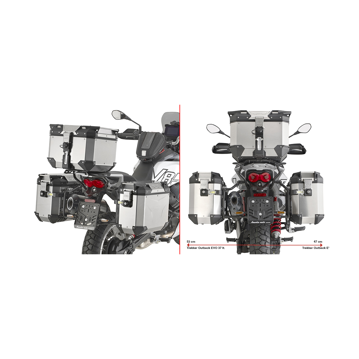 Givi-Seitenträger Monokey® Cam-Side PLO8209CAM für V85 TT 2024--5695901199000005
