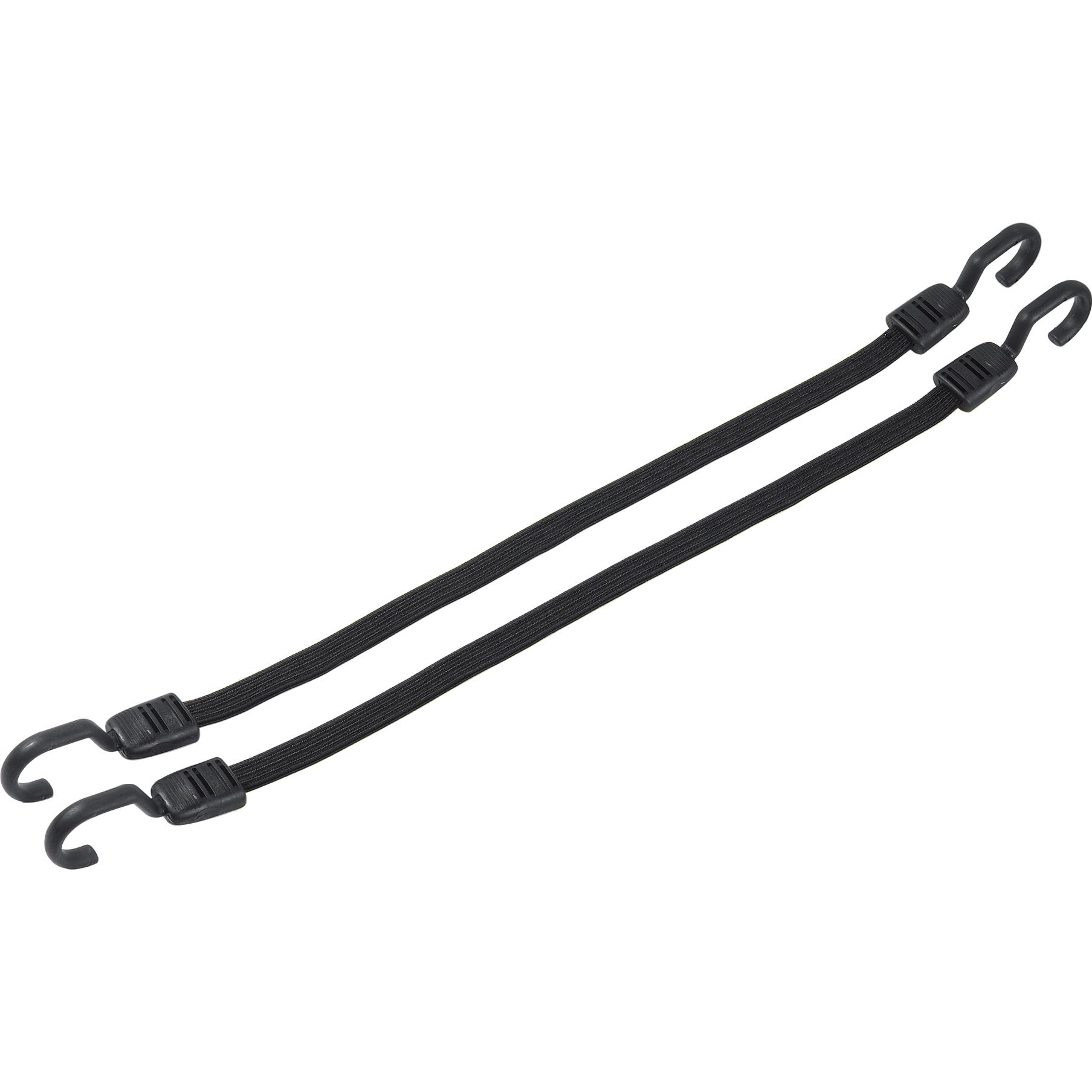 POLO Gepäckspanngummi mit Haken 2er Set 60cm schwarz - Motorradzubehör - Transport