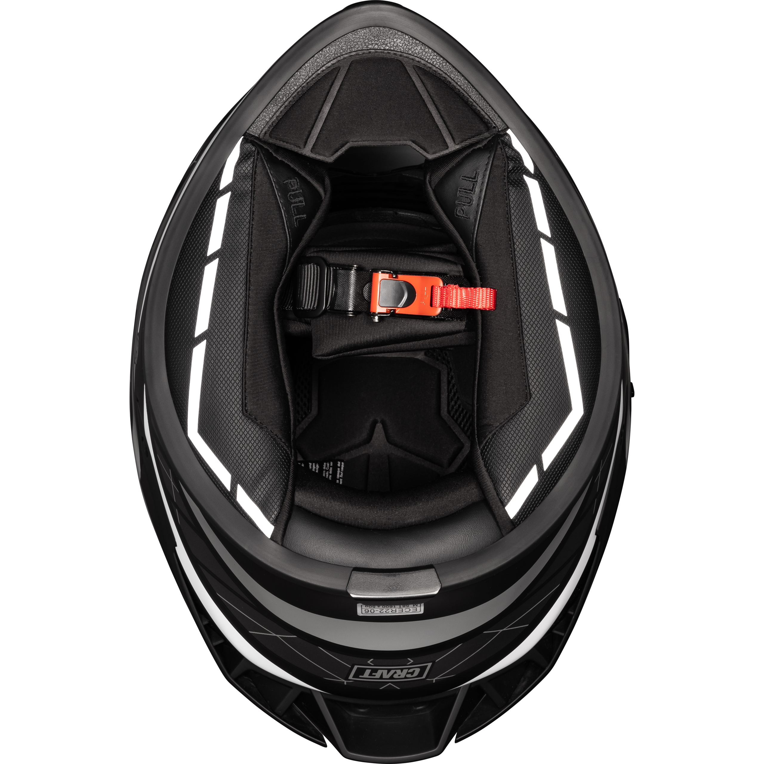 Craft-Fiberglas Integralhelm Toursport Silber Dekor #24 XL-4603781999033011