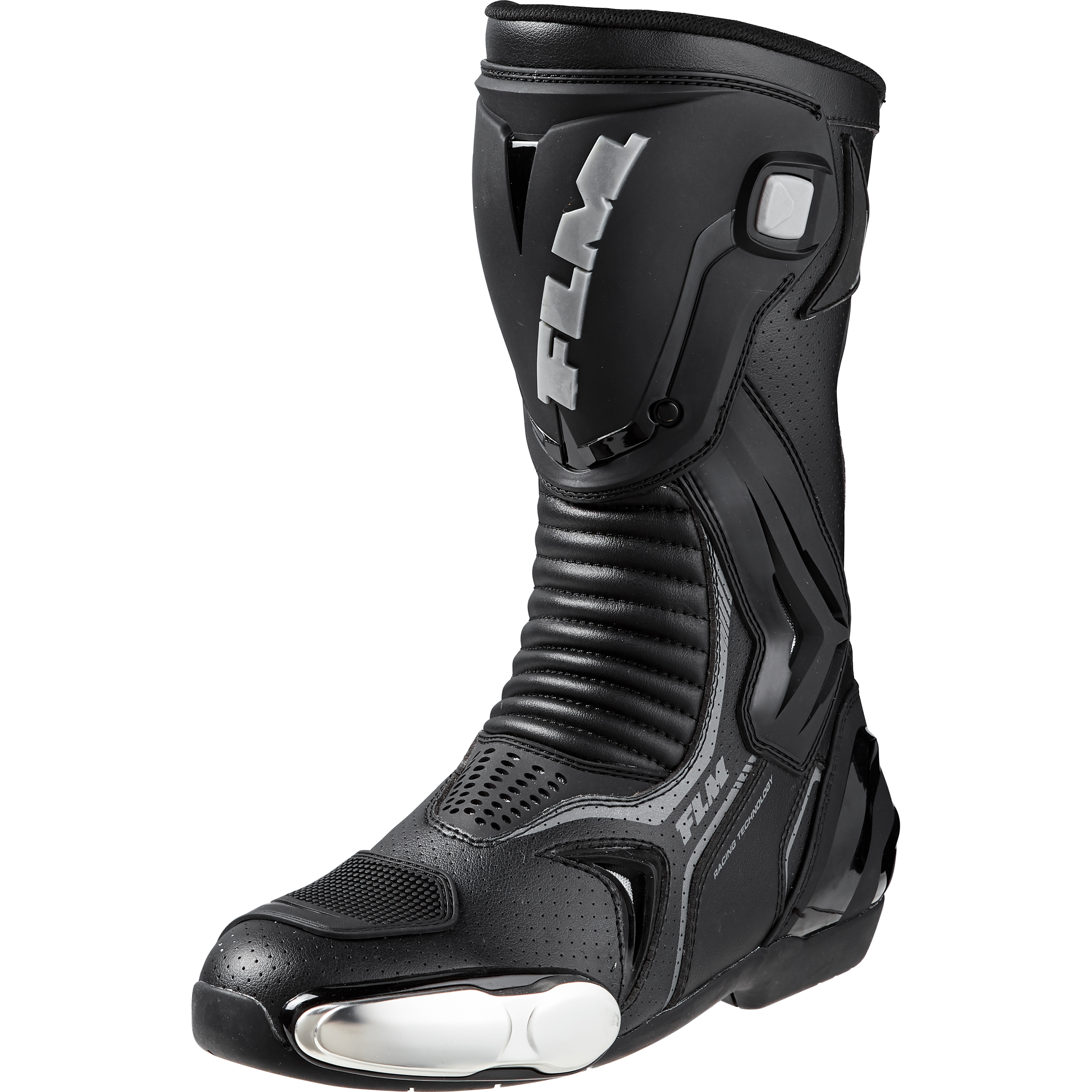 FLM-Octane Motorradstiefel lang schwarz 45-3006501999001745