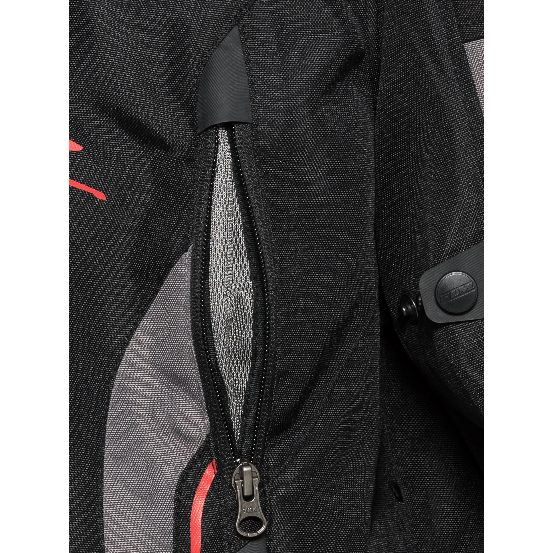 FLM-Octane Textiljacke schwarz/leuchtrot XXL-2016611999002012