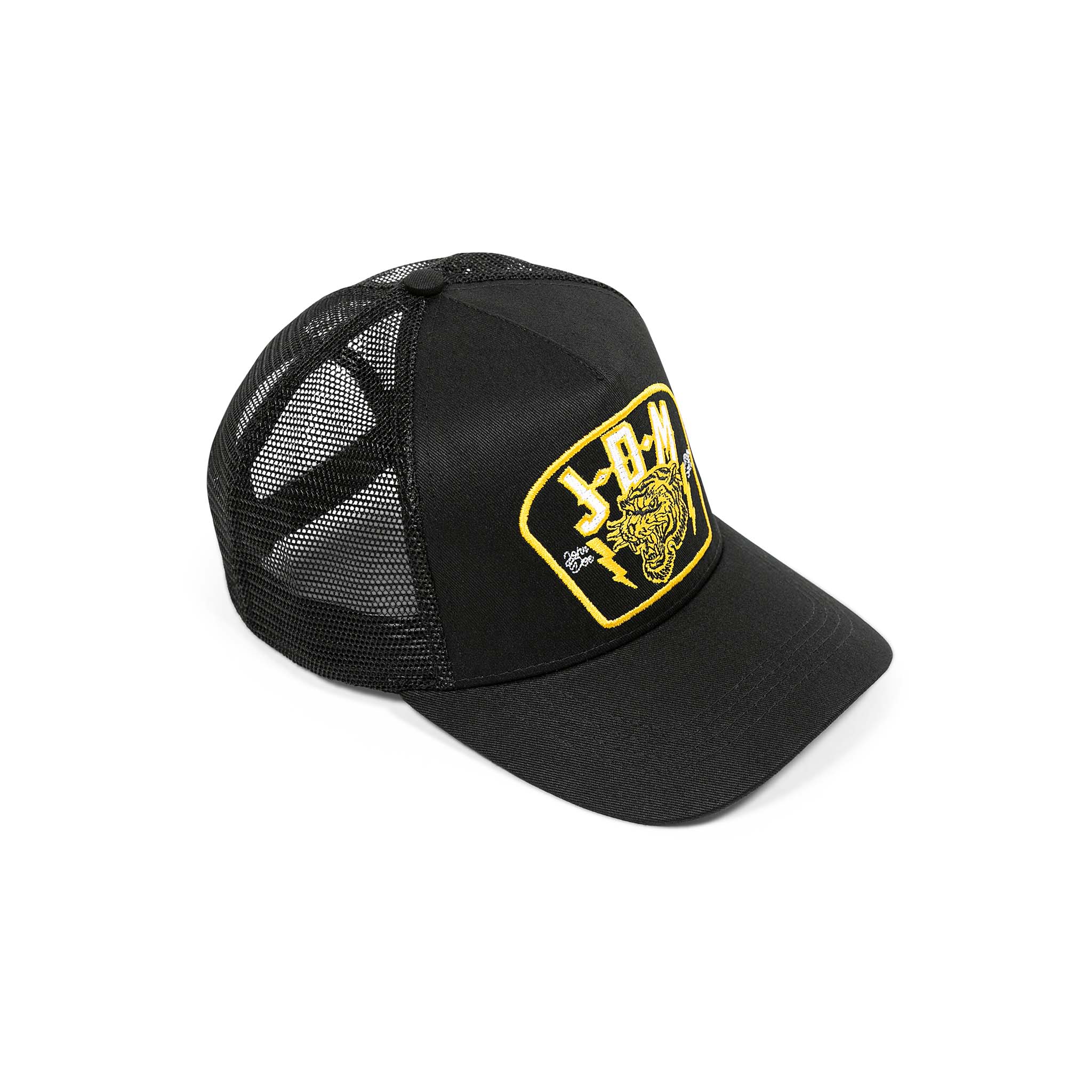 John Doe Tiger Trucker Cap schwarz/gelb - Motorradbekleidung - Freizeitbekleidung