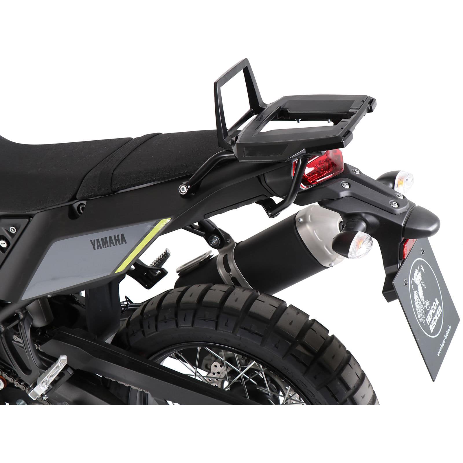 Hepco & Becker Gepäckträger Alurack schwarz für Tenere 700 Rally 2025- - Motorradzubehör - Motorradgepäck