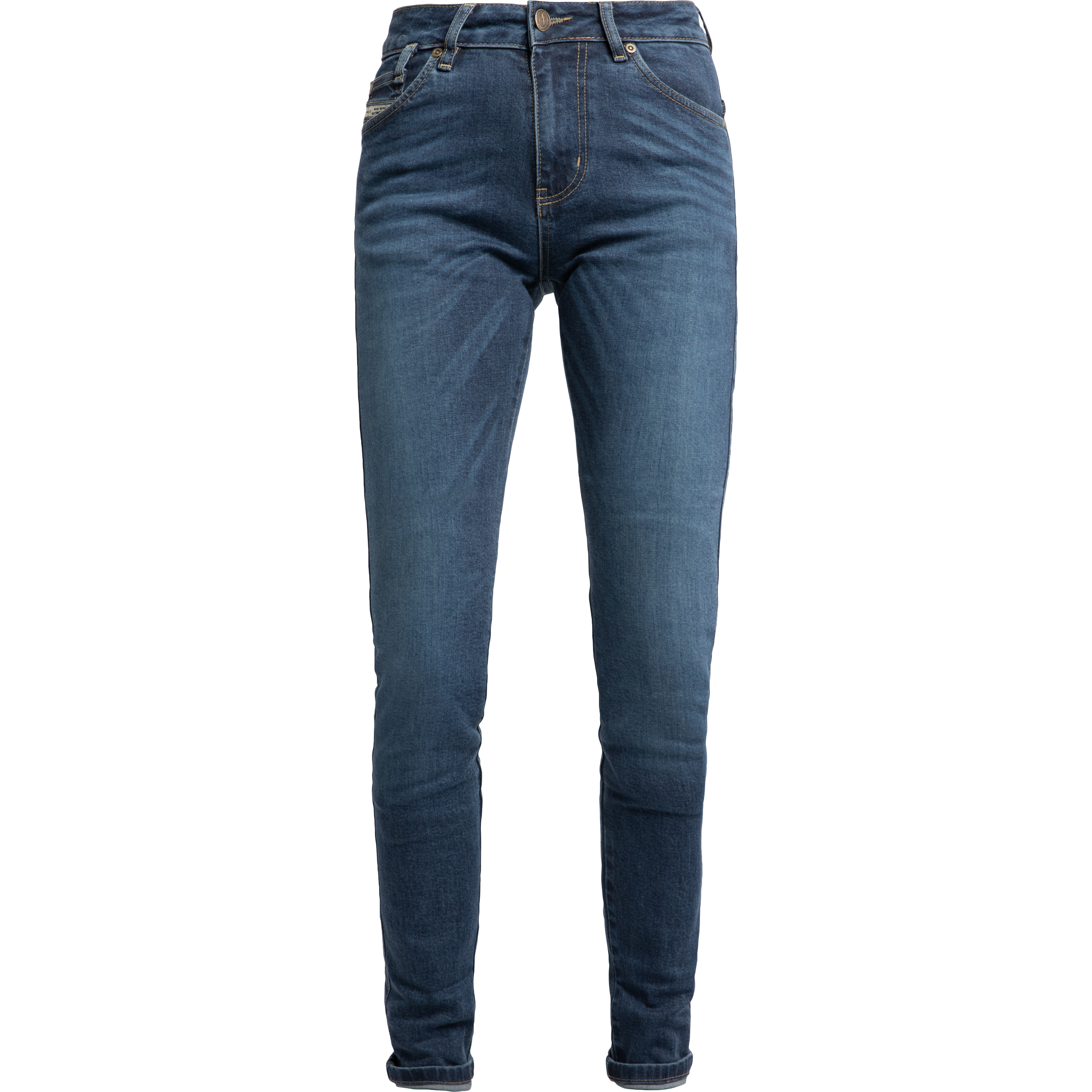 John Doe Luna High Mono Damen Jeanshose dark blue used 29/34 - Motorradbekleidung - Motorradhosen