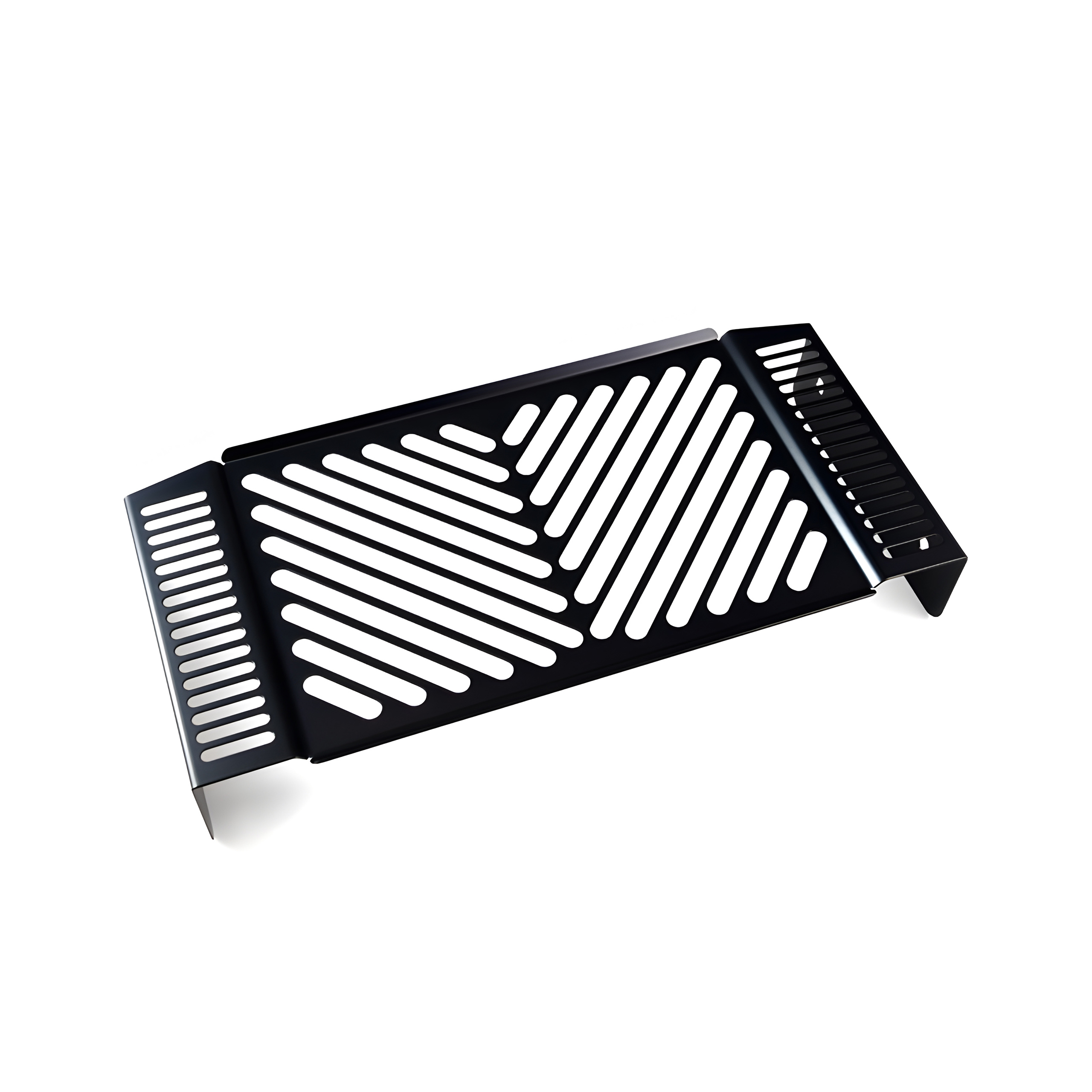 Zieger Kühlerabdeckung Clean schwarz für SV 650 N/S 1999-2002 - Motorradteile & Ersatzteile - Verkleidungen & Abdeckungen