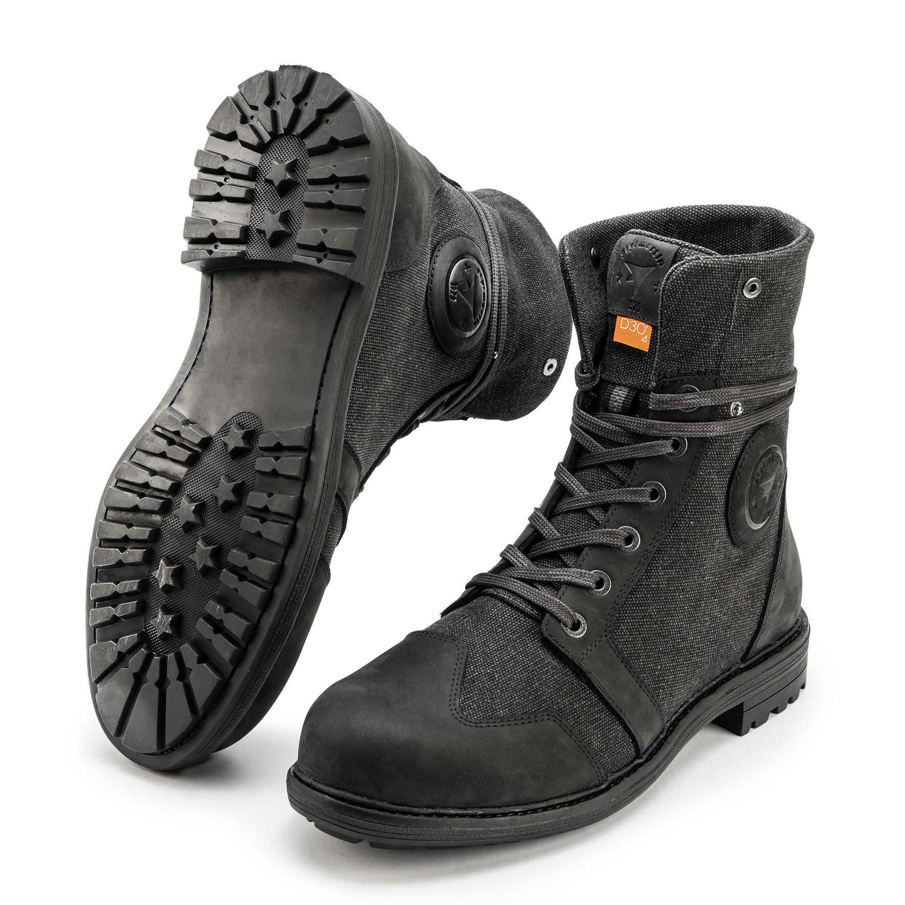 Stylmartin-Smith WP Motorradschnürstiefel schwarz 44-0001861999001744