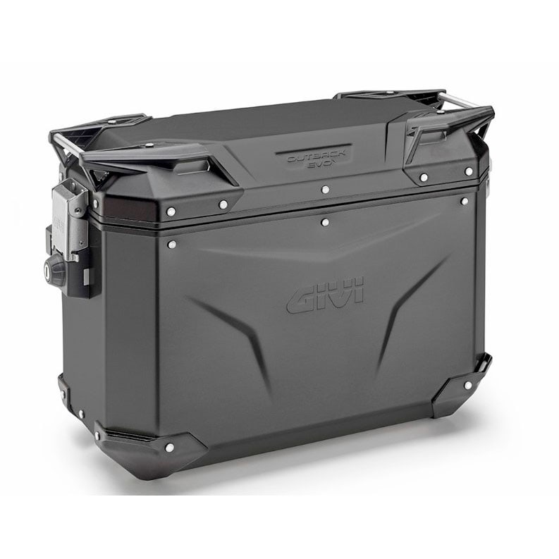 Givi Monokey® Cam-Side Alukoffer Outback Evo schwarz rechts 37 Li - Motorradzubehör - Motorradgepäck