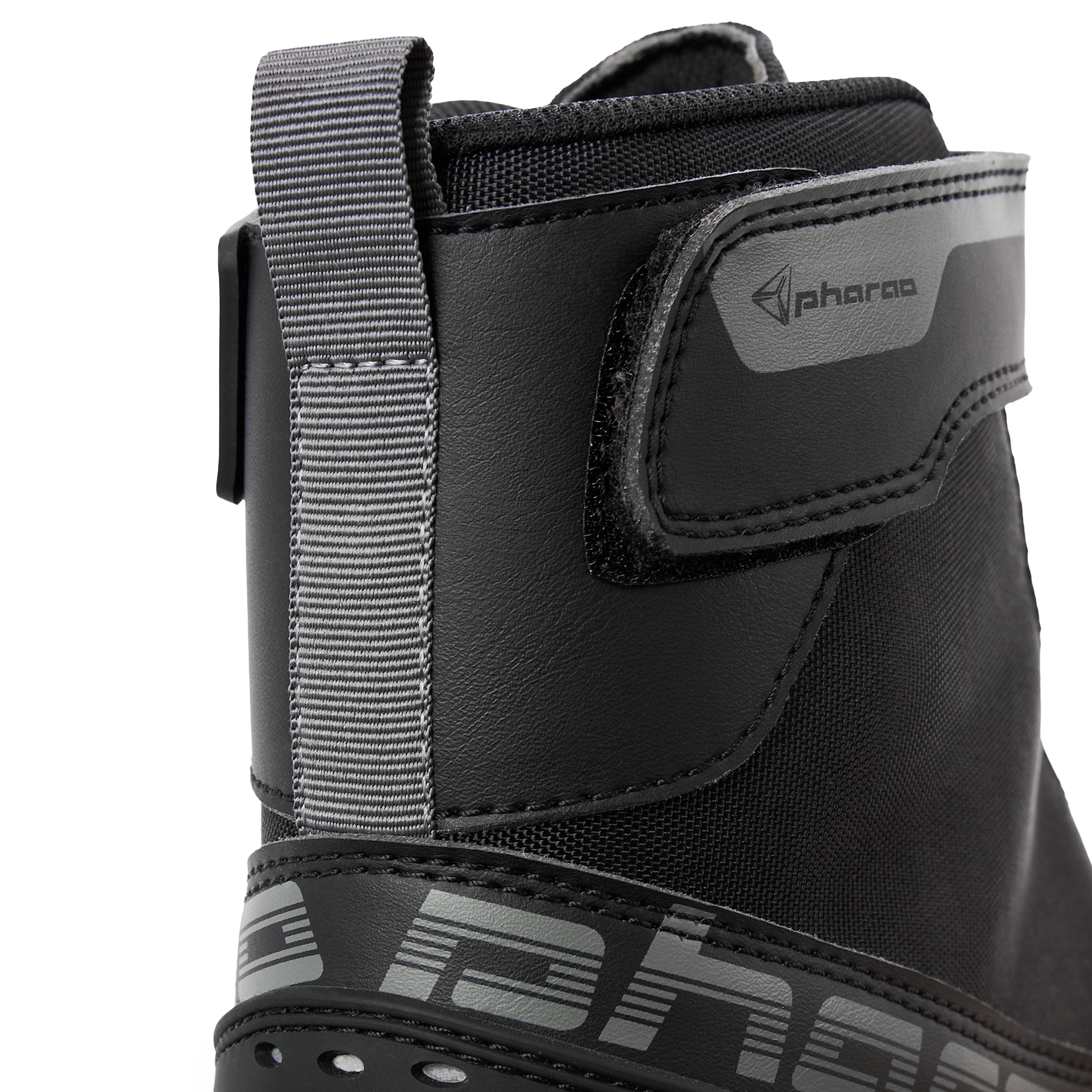 Pharao-Siljan II WP Damen Motorradschnürstiefel kurz schwarz 40-0001637999001740