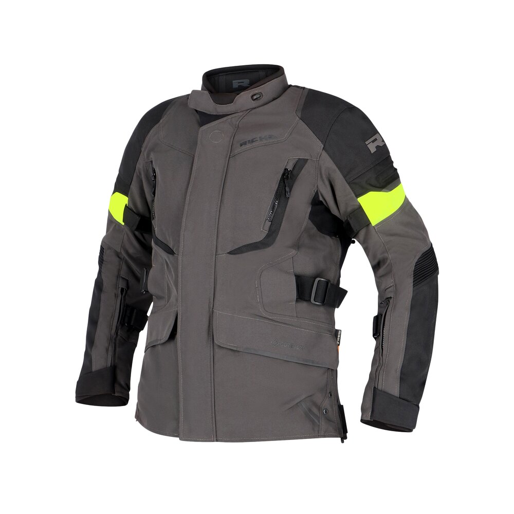 Richa-Cyclone 2 GTX Damen Motorradjacke neongelb/dunkelgrau-0002021999157