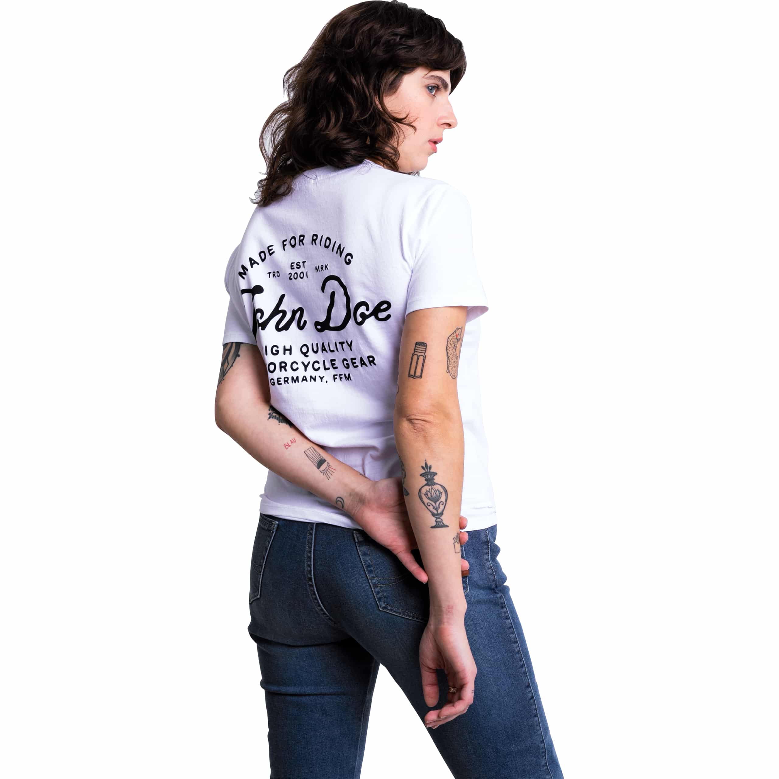 John Doe-T-Shirt Damen JD Lettering-8021331999004110