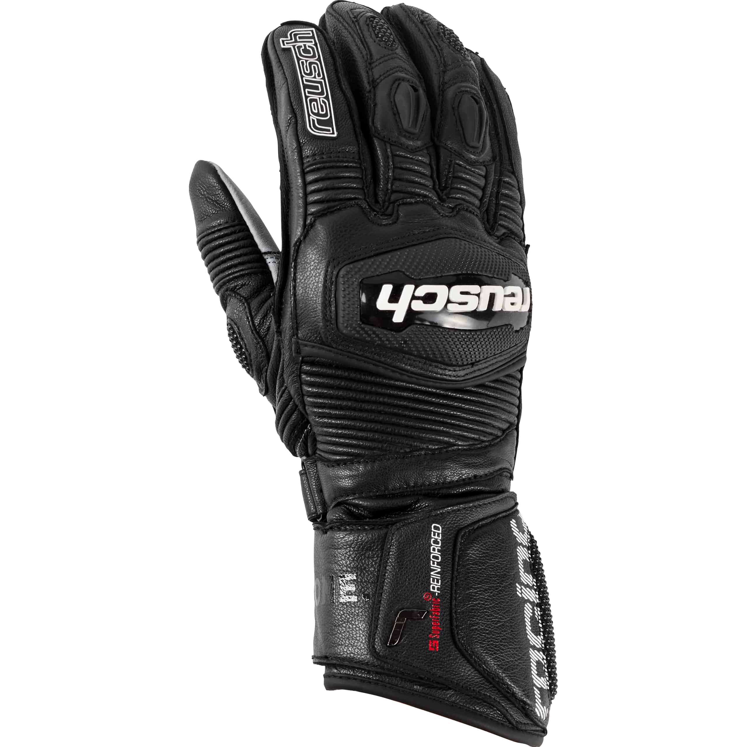 Reusch-Bella V1P Racing Damen Lederhandschuh lang schwarz-3115051006001