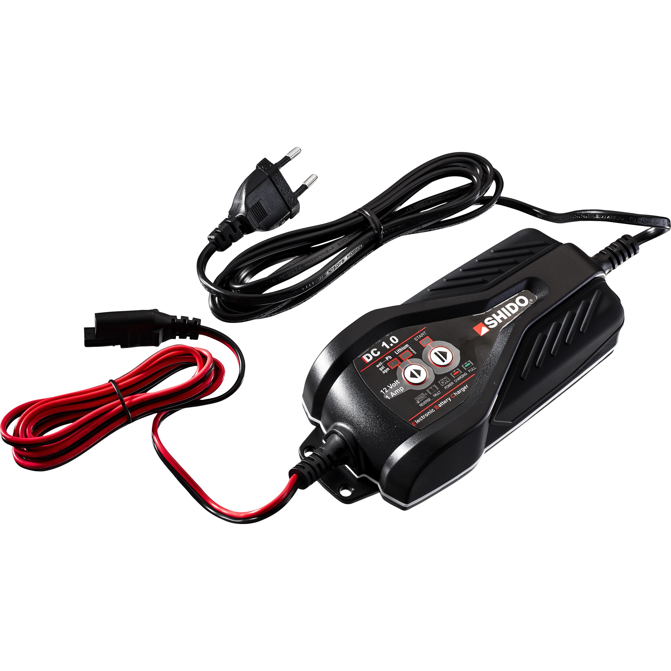 Shido-Batterieladegerät Dual Canbus 1A schwarz für Lithium+Säure-5750071184001050