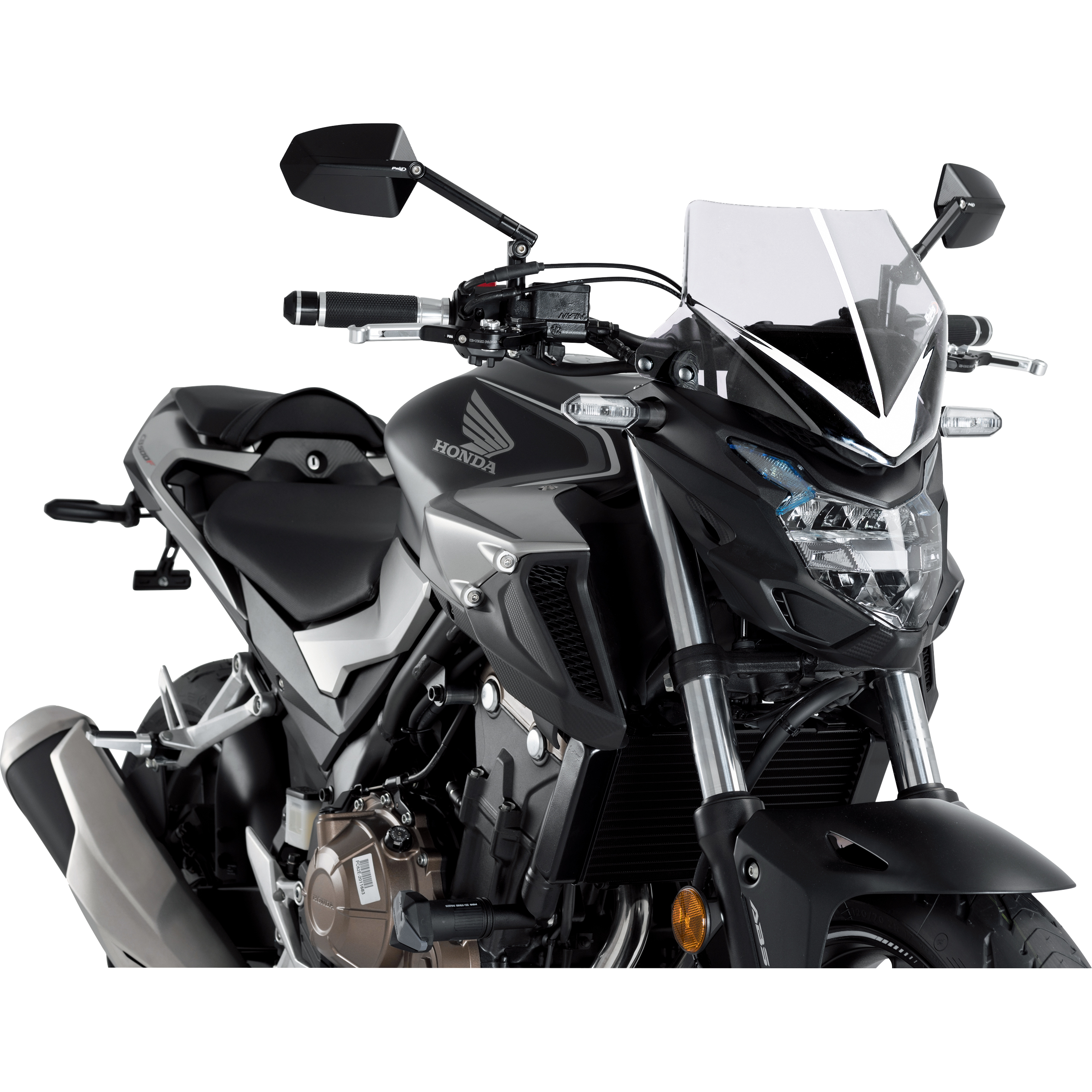 Puig Windschutzscheibe NG Sport klar für Honda CB 500 F 2016- - Motorradteile & Ersatzteile - Anbauteile