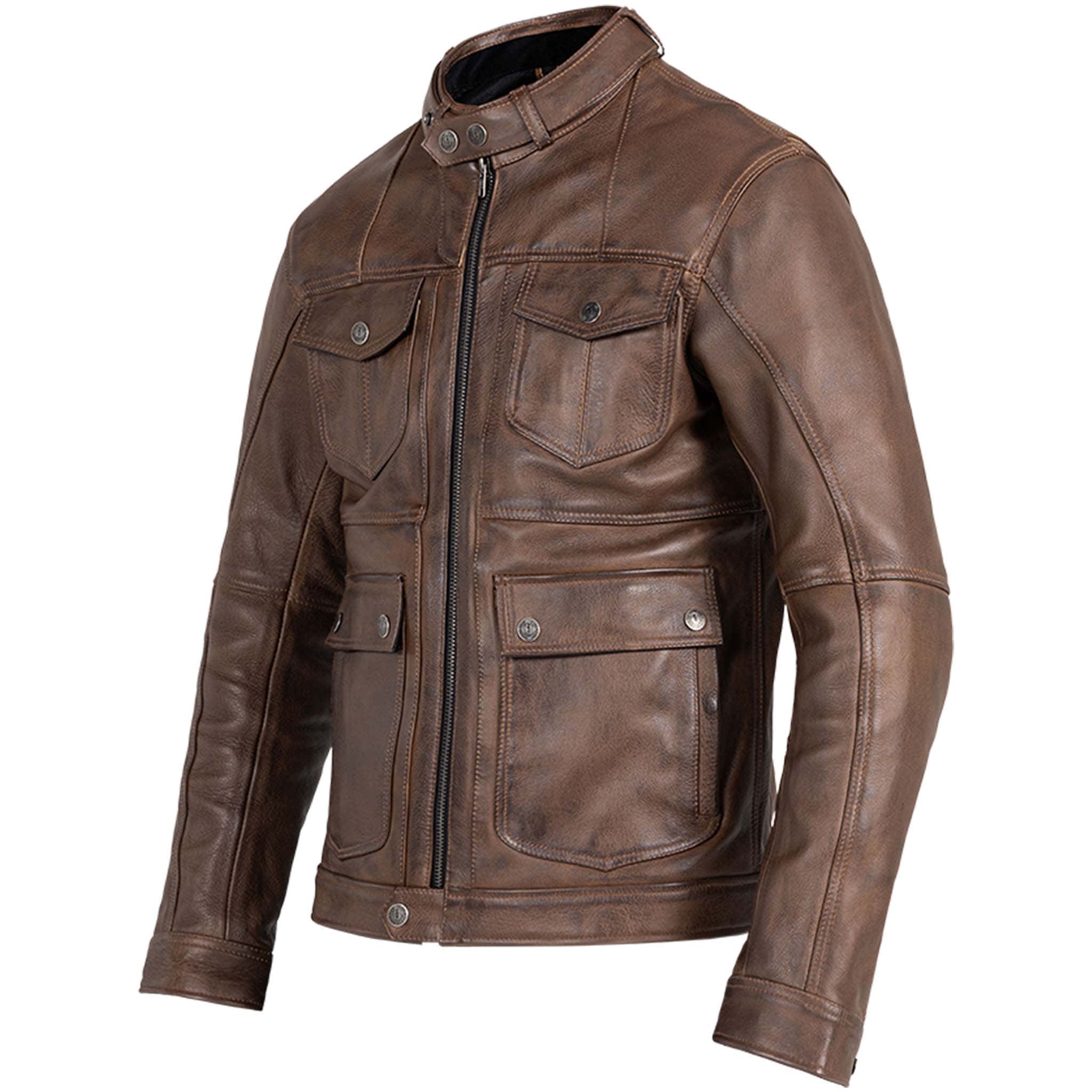 John Doe-Drifter Lederjacke braun XL-1000331999006011