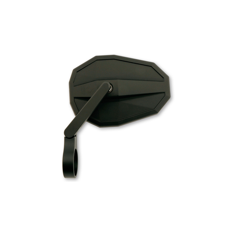 HIGHSIDER smart-Lenkerendenspiegel für 22/25,4/30mm Straight kurz schwarz-0001778112000000