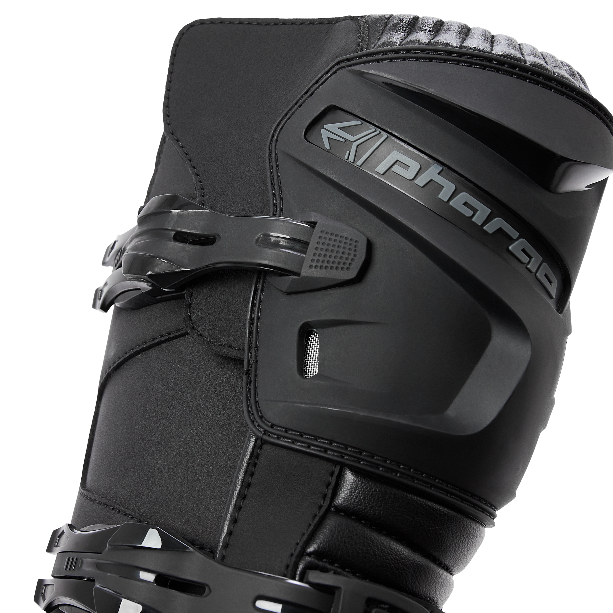 Pharao-Robson WP Motorradstiefel lang schwarz-0001636999001