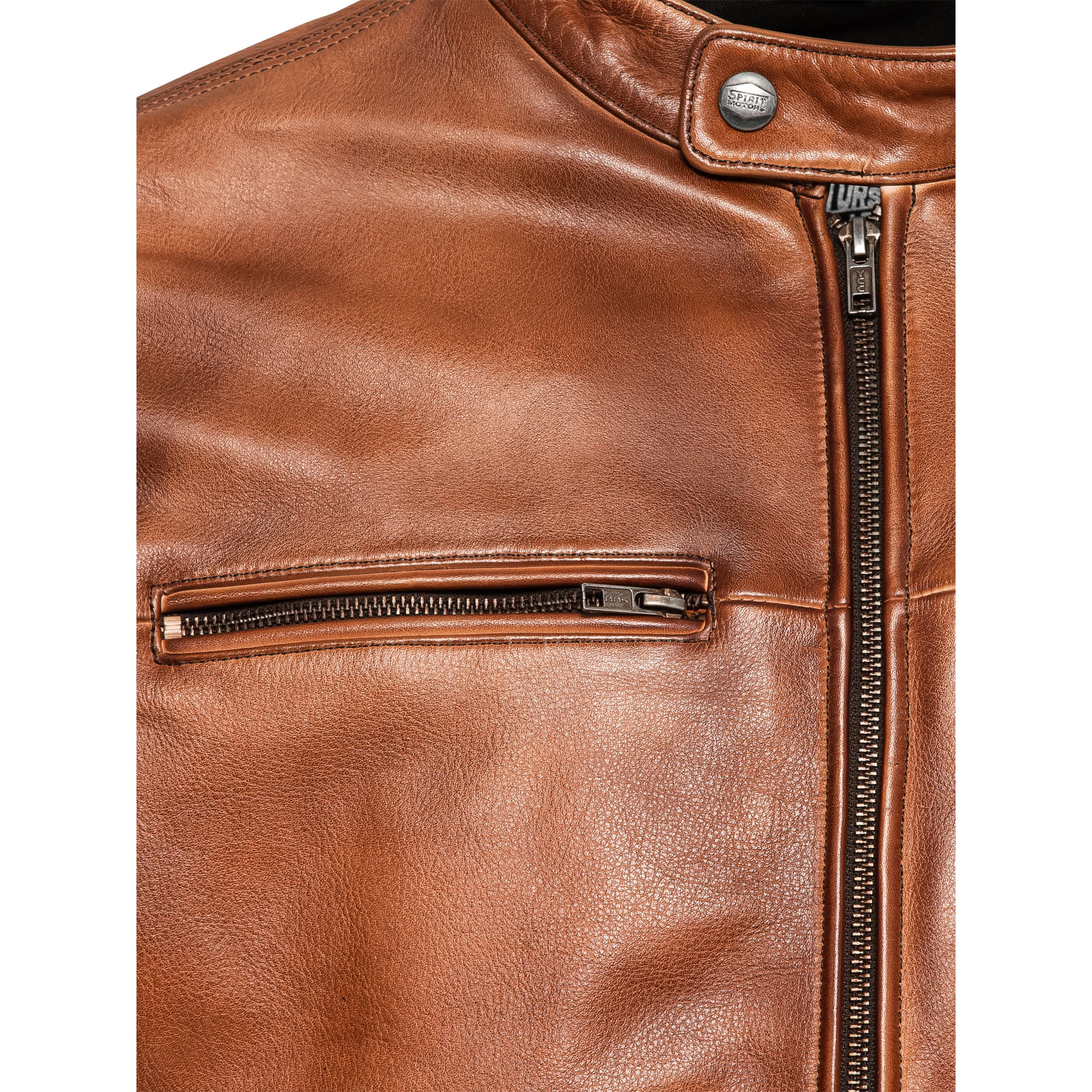 Spirit Motors-Retro-Style Lederjacke 5.0-1009841999006012