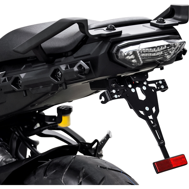 Zieger Kennzeichenhalter Pro für Yamaha Tracer 700 2016-2019 - Motorradteile & Ersatzteile - Anbauteile