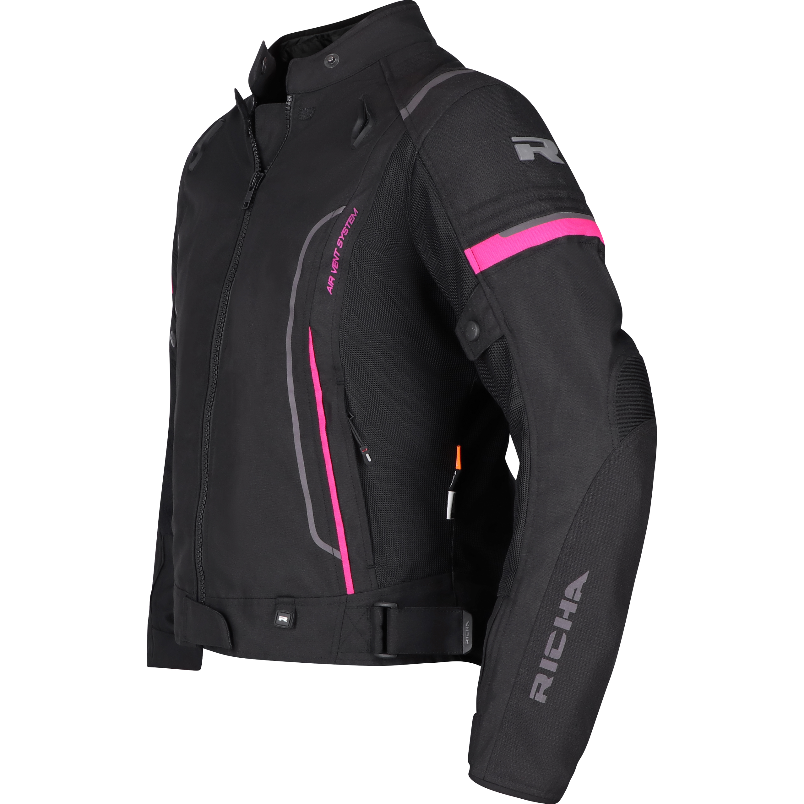 Richa-Airstream 3 Damen Textiljacke schwarz/pink M-2017471999023109