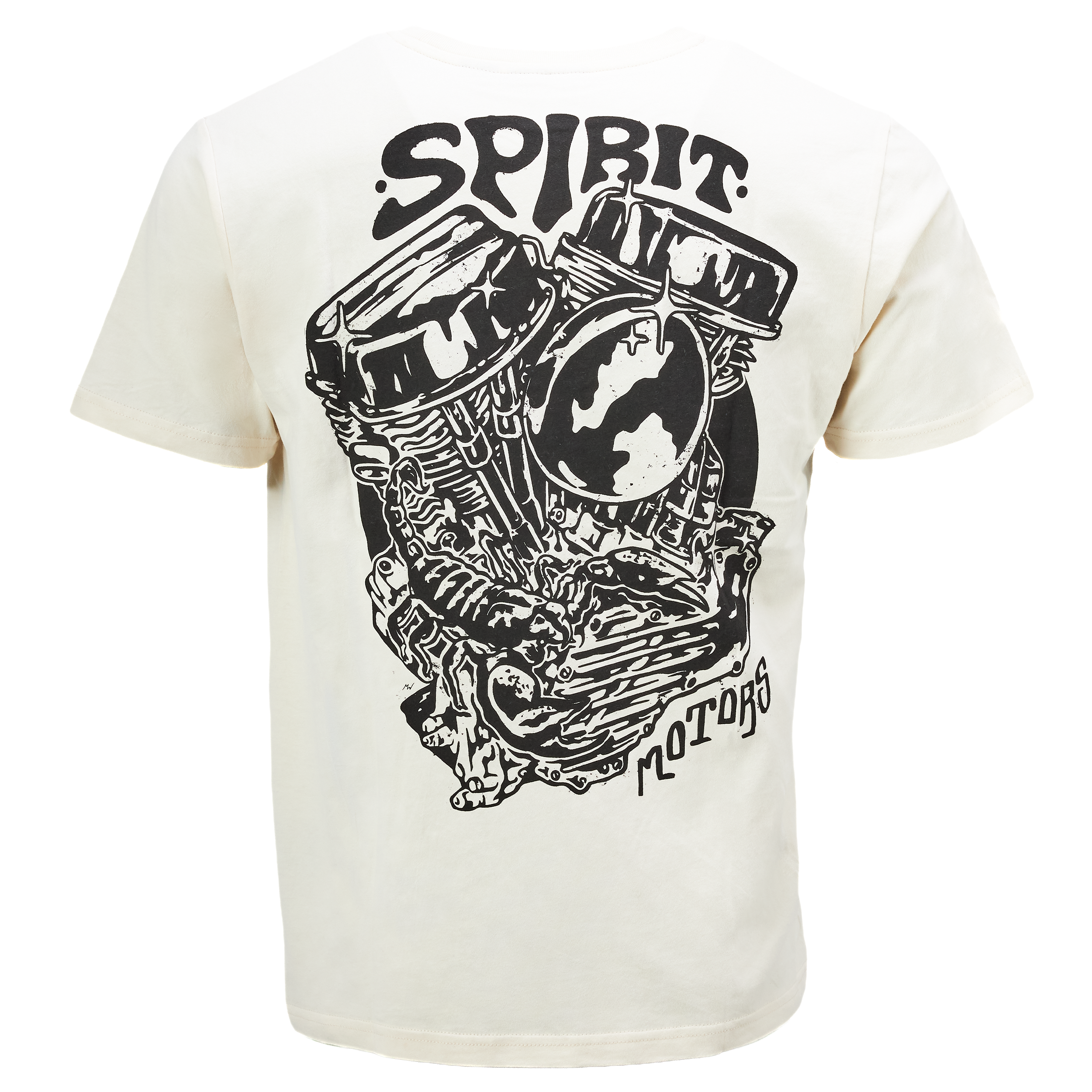 Spirit Motors-Panhead Morris T-Shirt creme-0000114013029